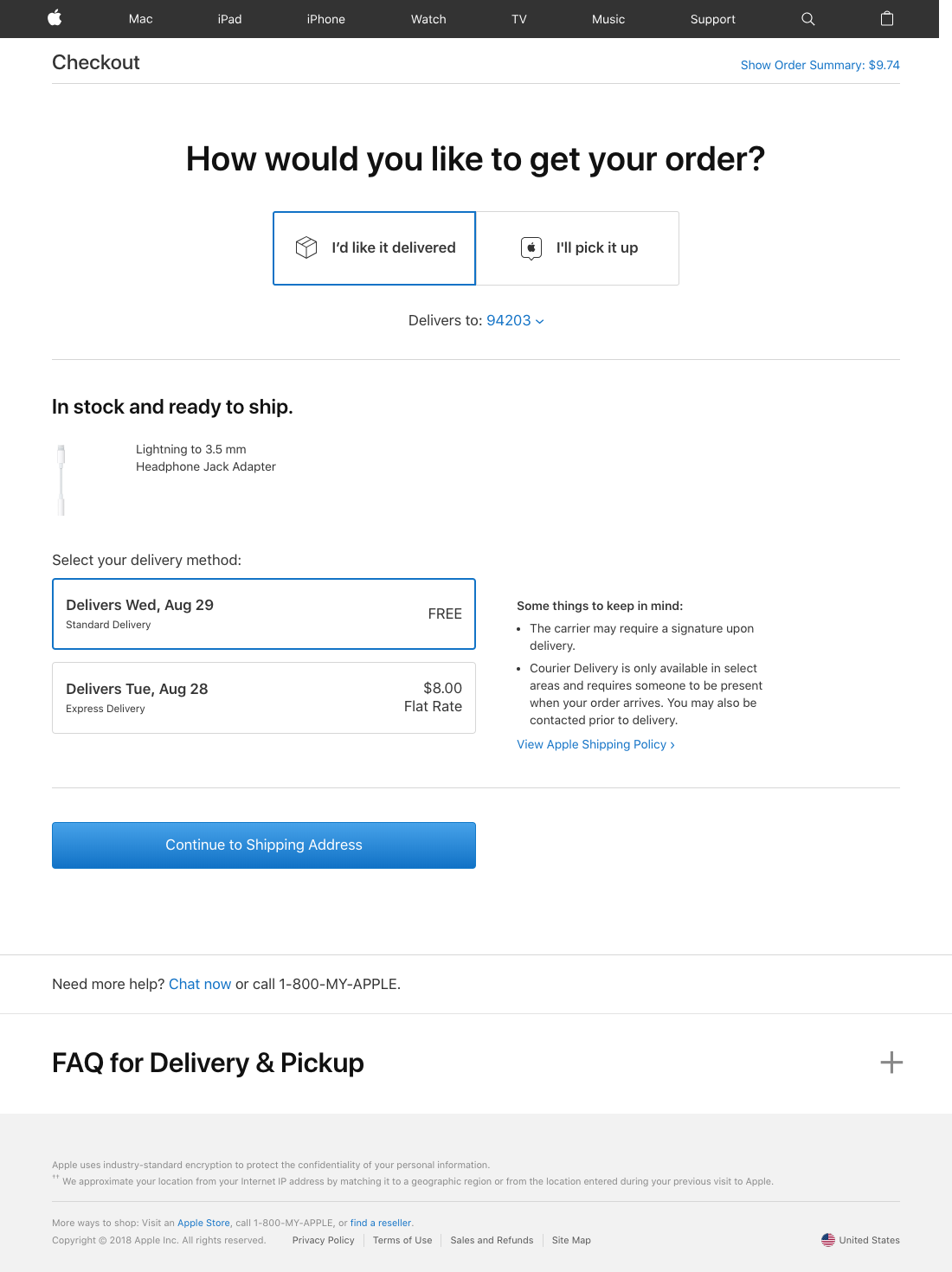 Desktop screenshot of Apple