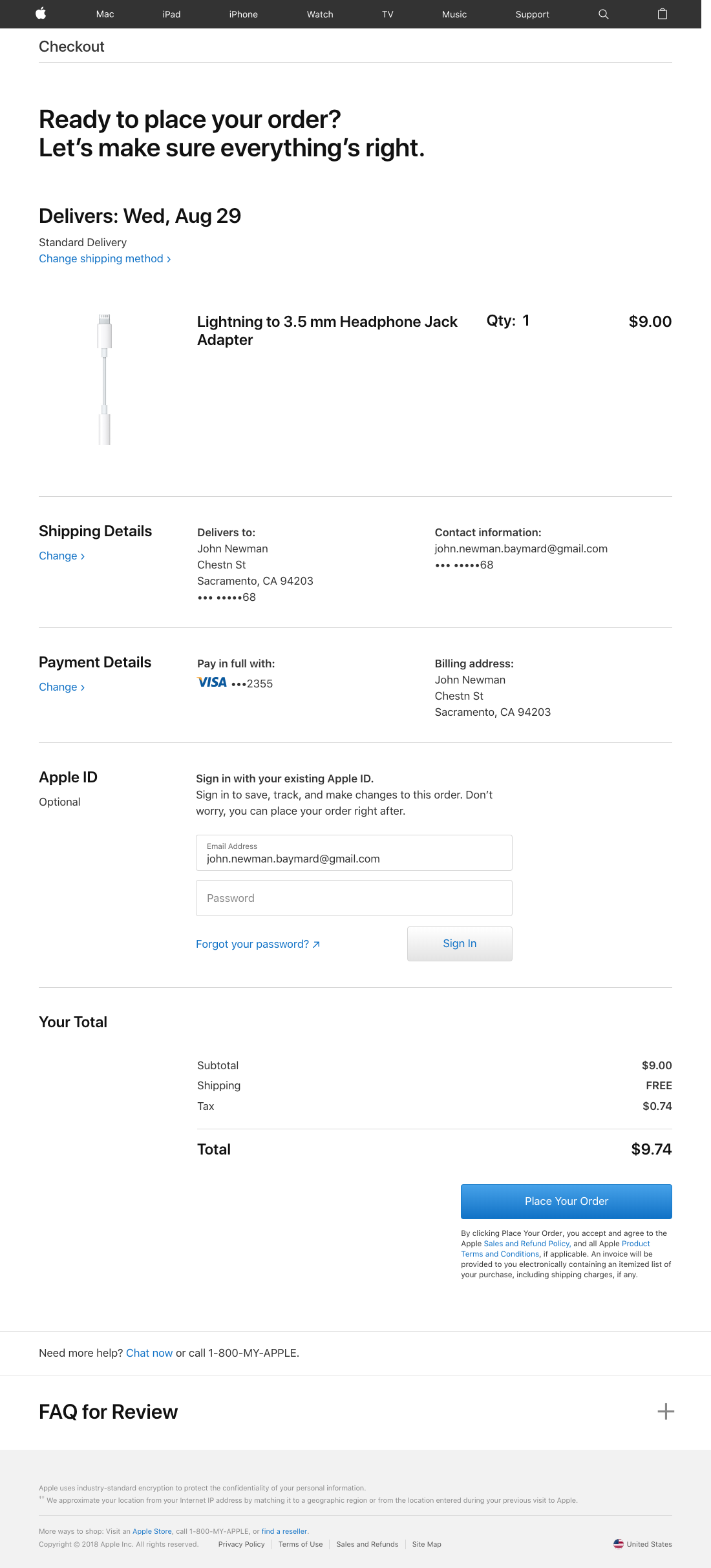 Desktop screenshot of Apple