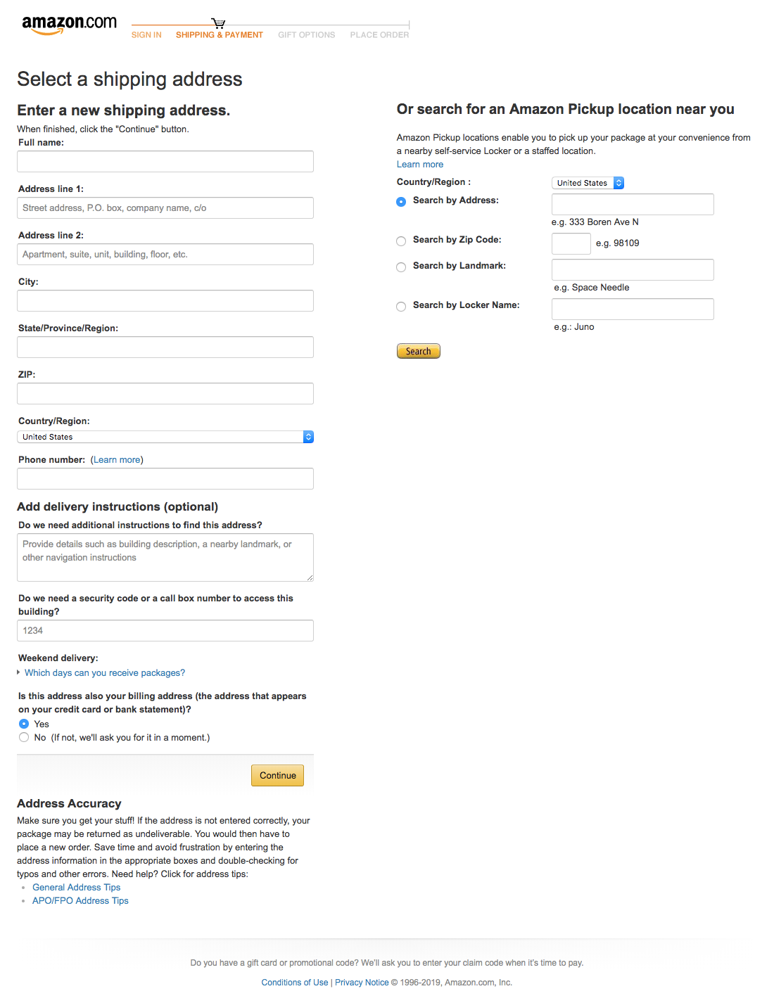 Desktop screenshot of Amazon