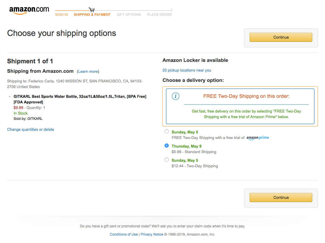 Desktop screenshot of Amazon