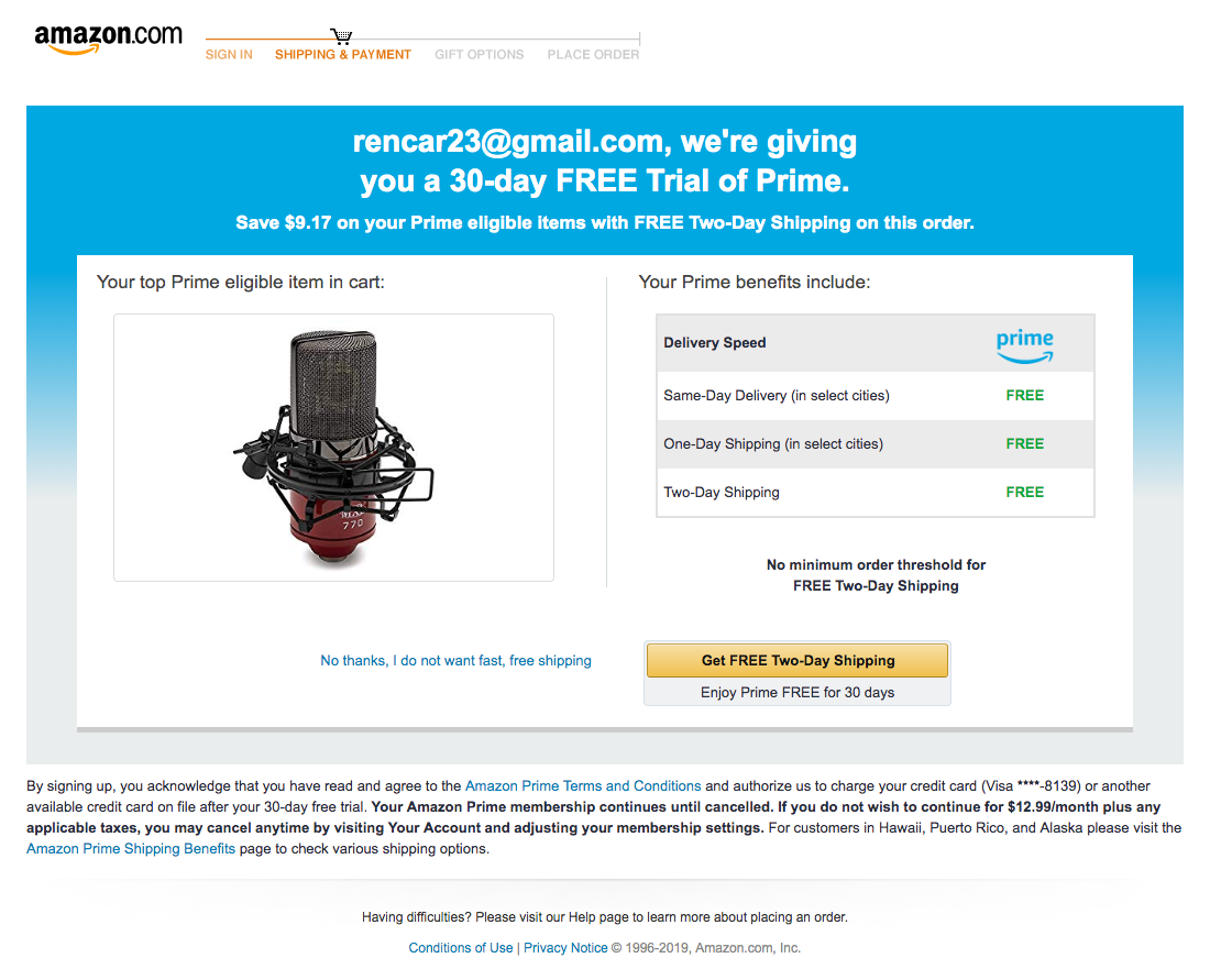 Desktop screenshot of Amazon