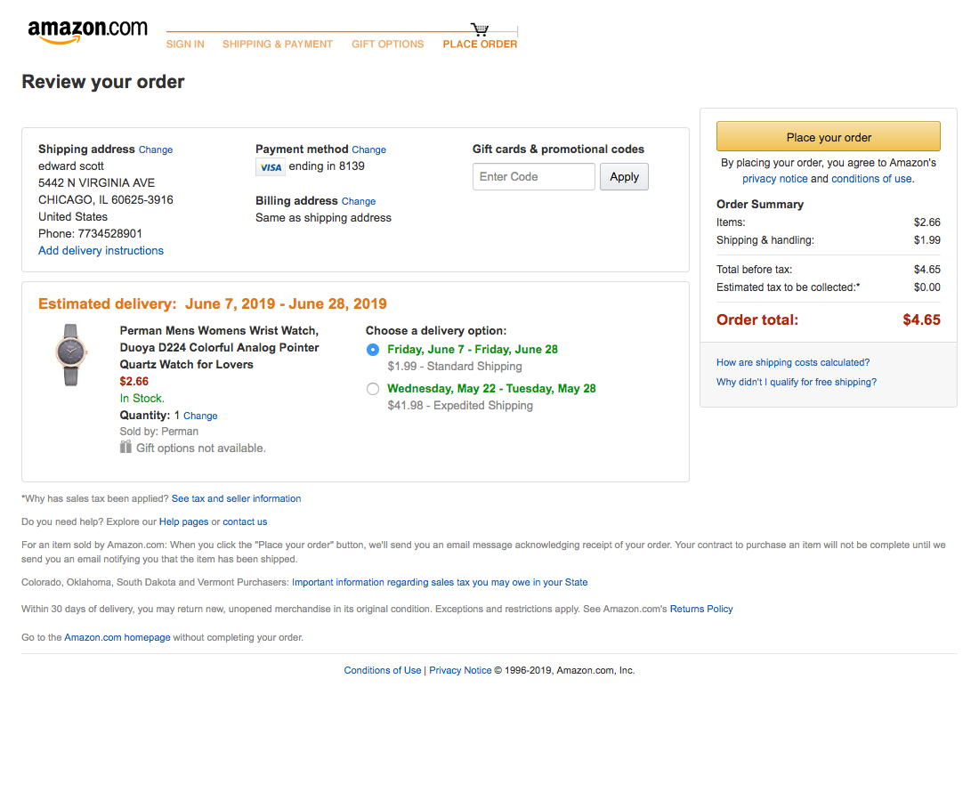 Desktop screenshot of Amazon