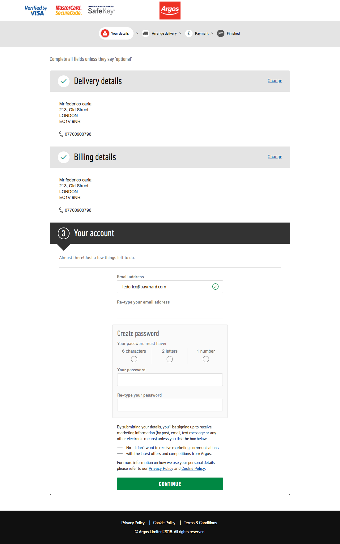 Argos’ Account Selection 416 of 682 Account Selection Examples