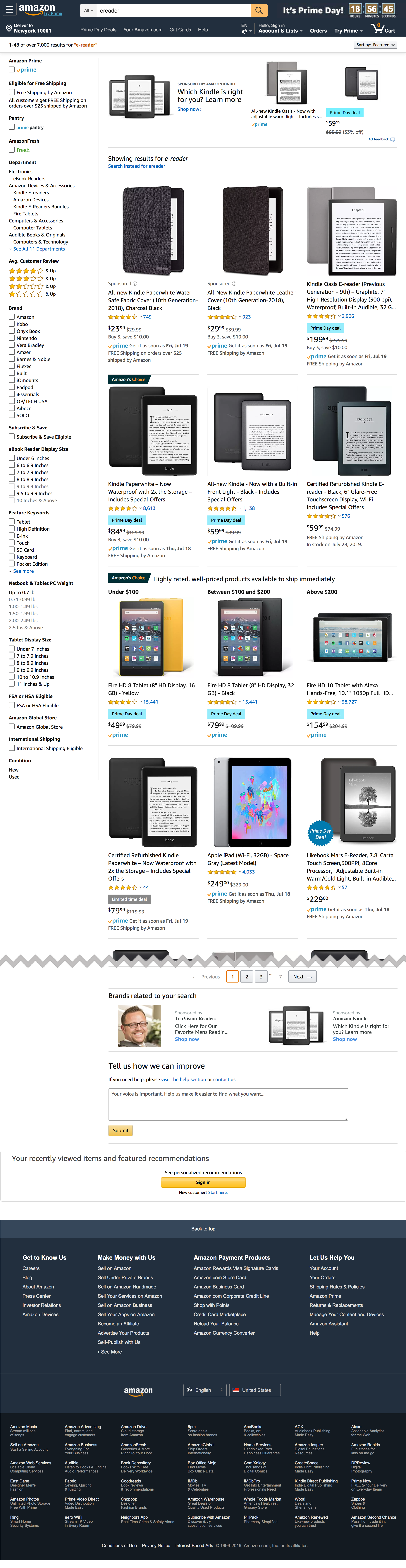 Desktop screenshot of Amazon