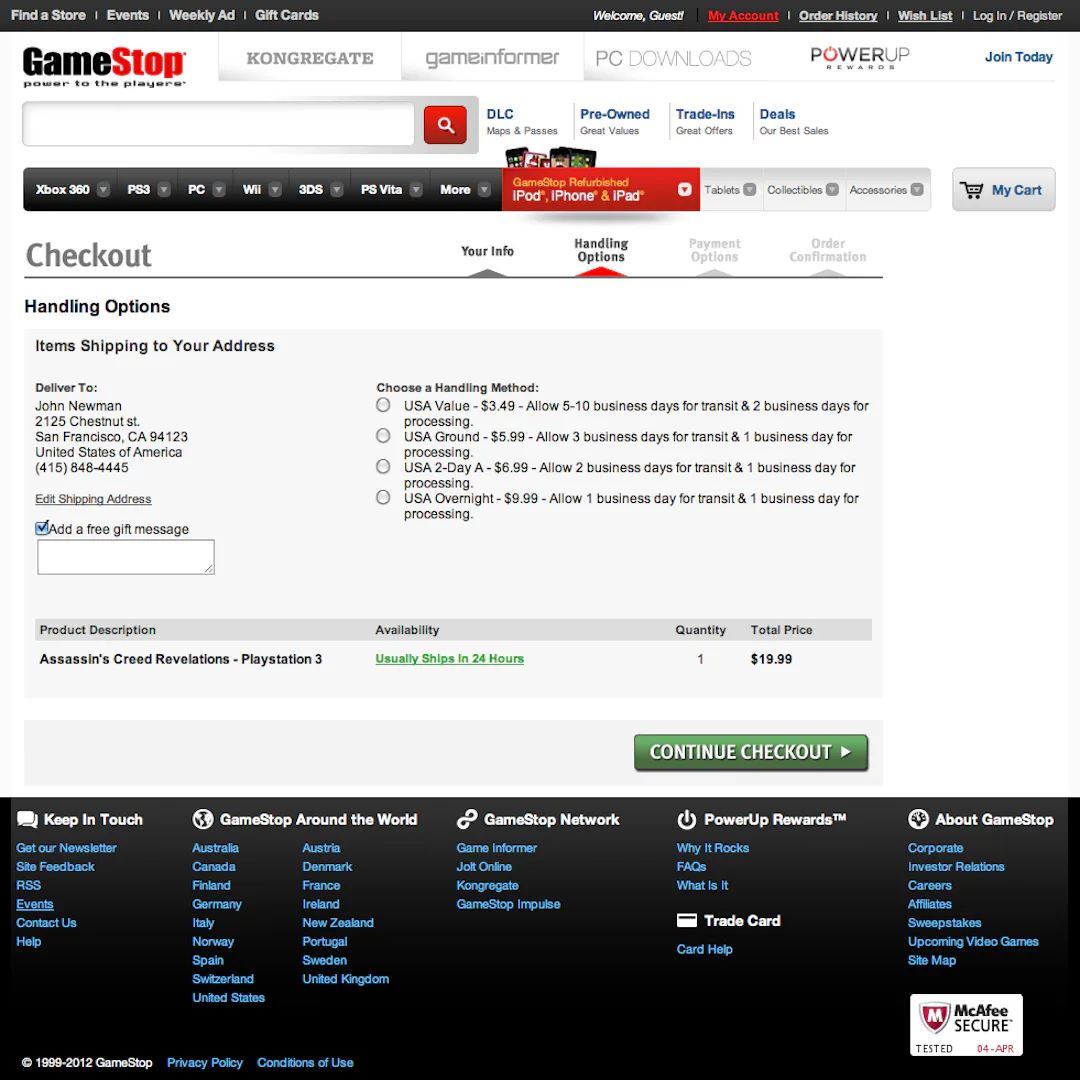 GameStop UX Case Study – Baymard Institute