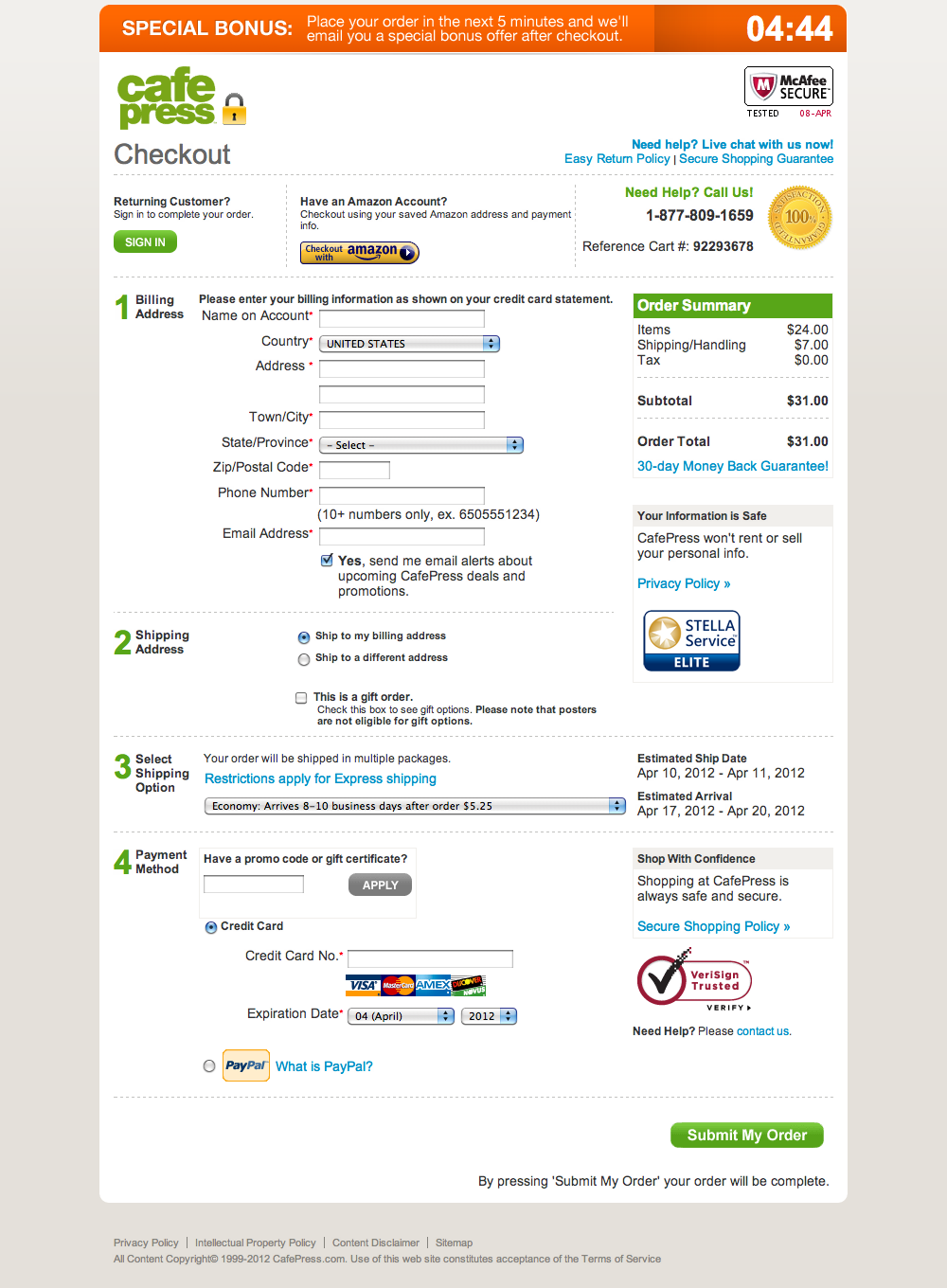 CafePress’ UX Case Study Baymard Institute