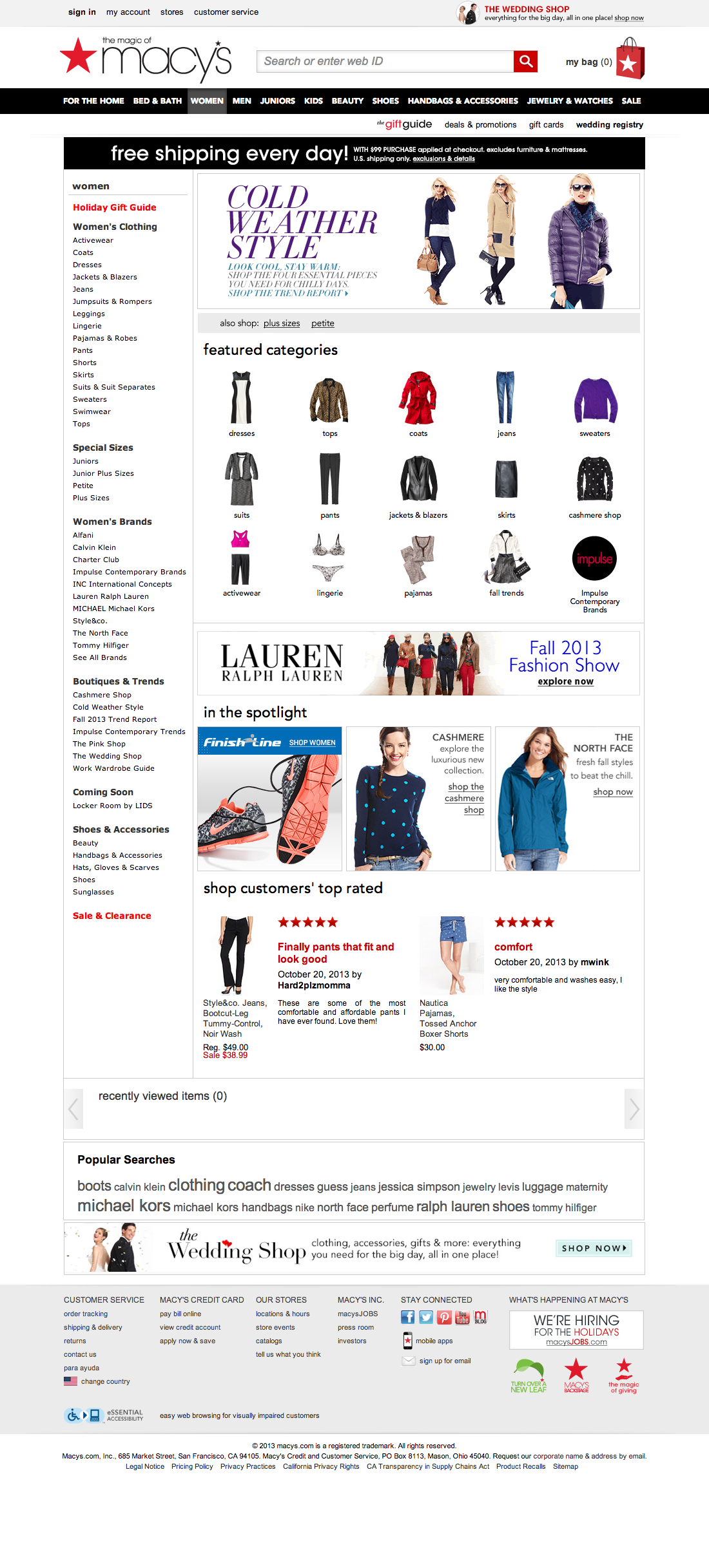 Desktop screenshot of Macy’s