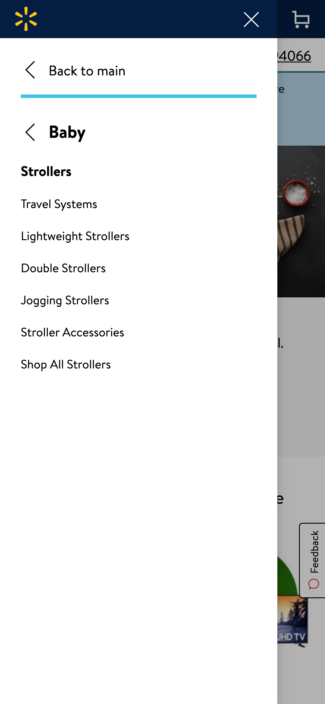 Mobile screenshot of Walmart
