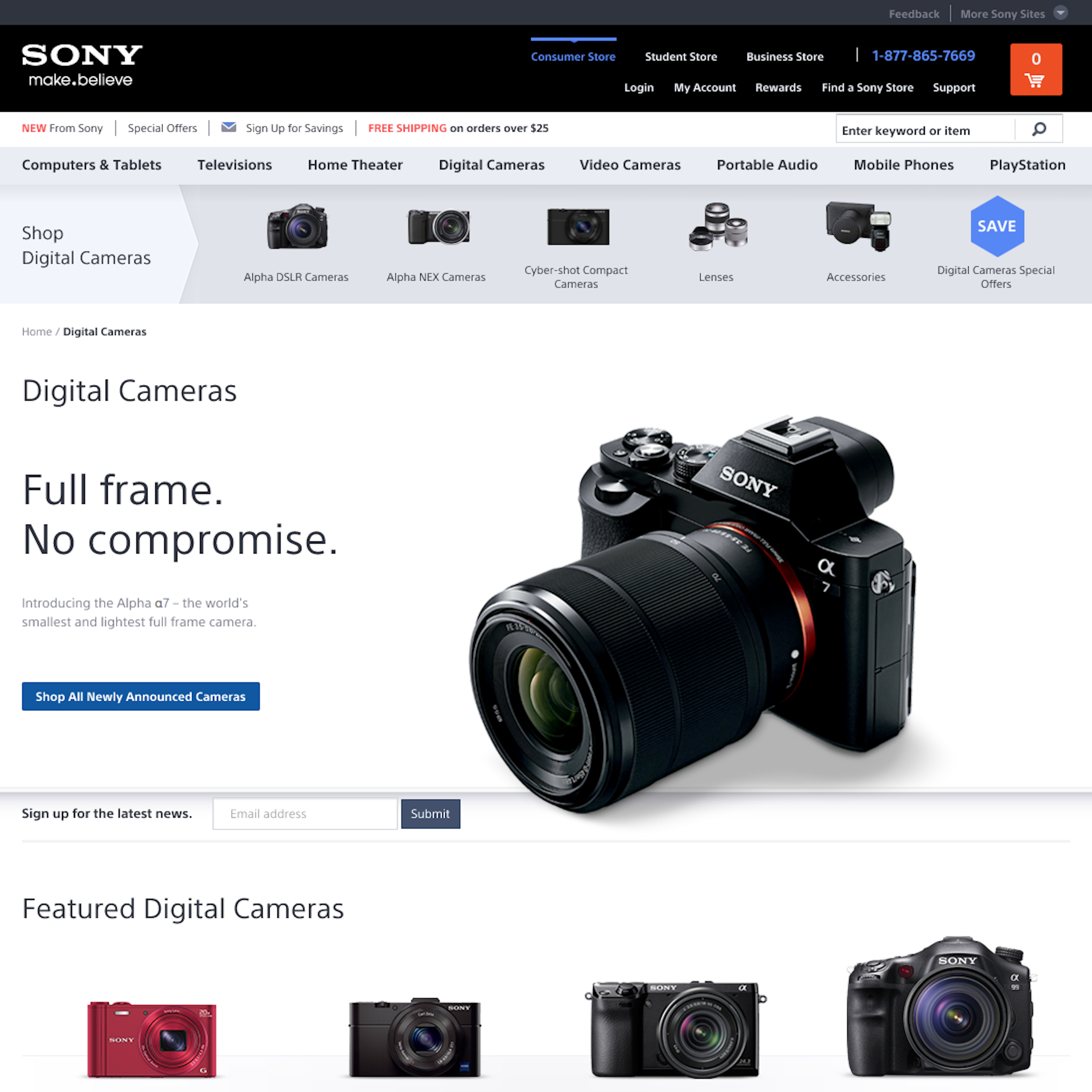 Desktop screenshot of Sony