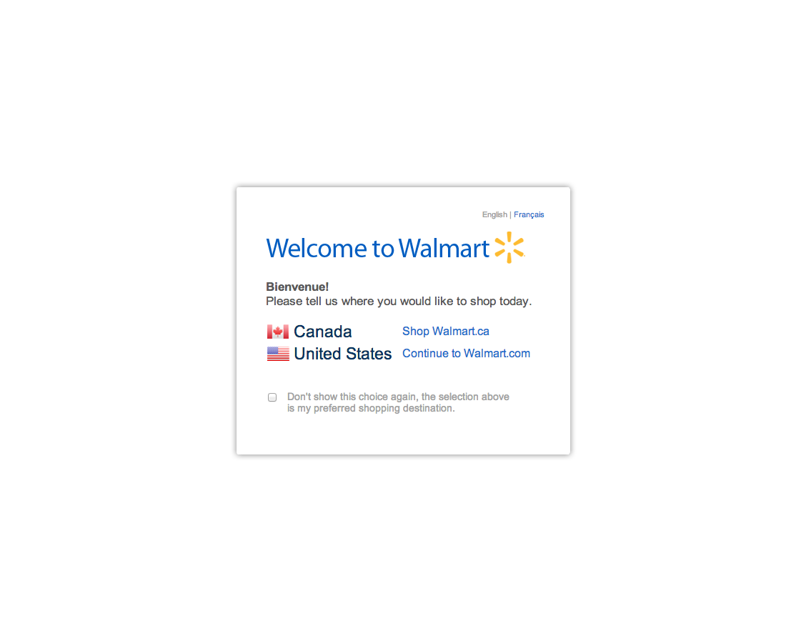 Desktop screenshot of Walmart