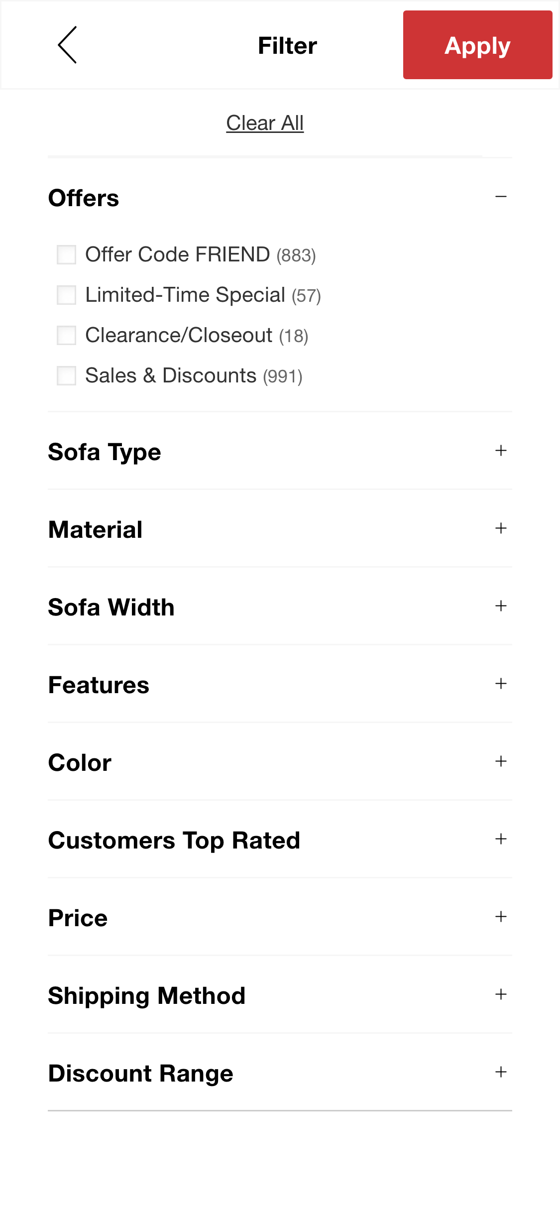 Mobile screenshot of Macy’s