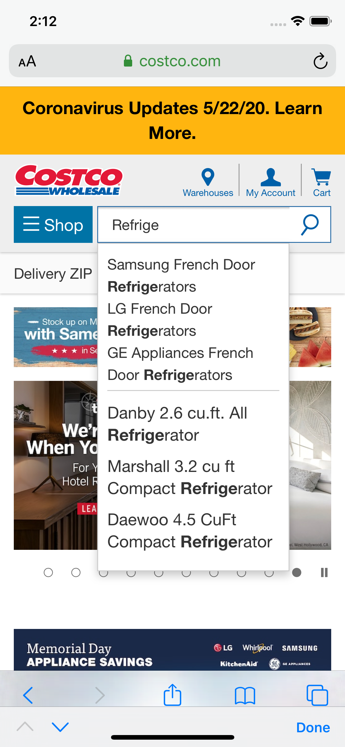 Costco’s Mobile Suggestions 443 of 692