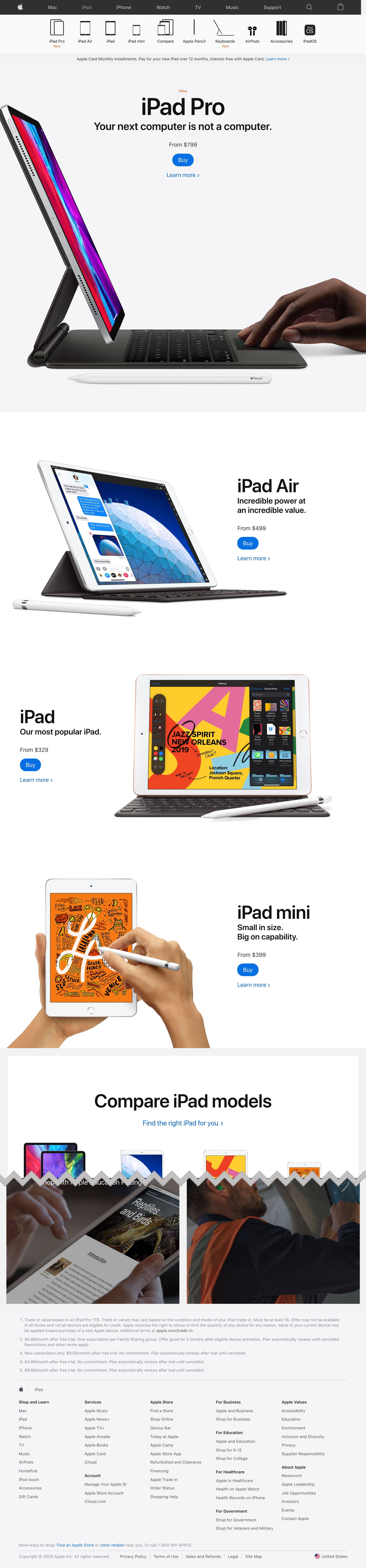 Desktop screenshot of Apple