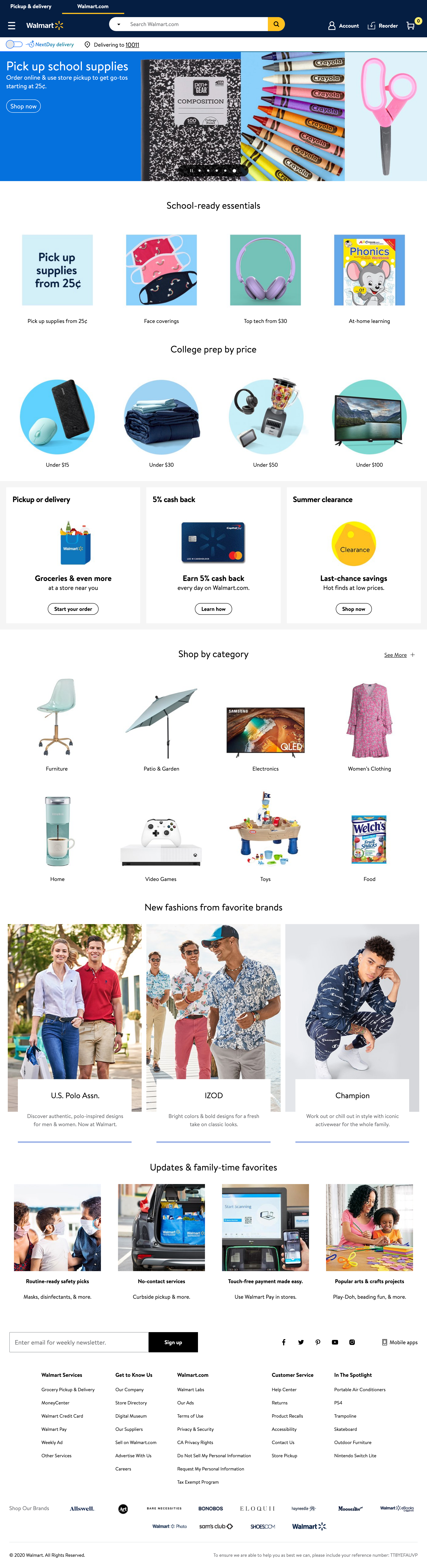 Desktop screenshot of Walmart