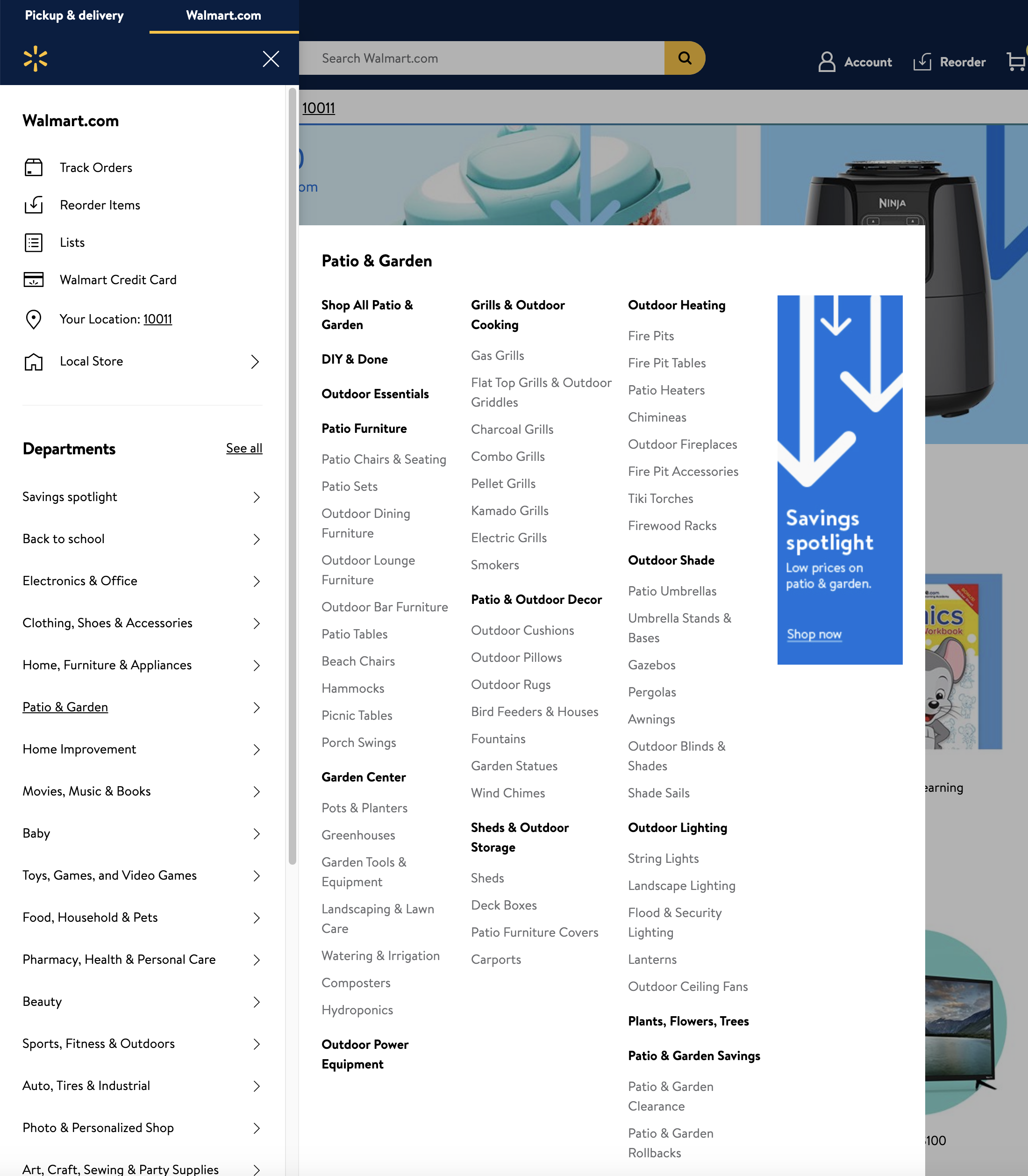 Desktop screenshot of Walmart