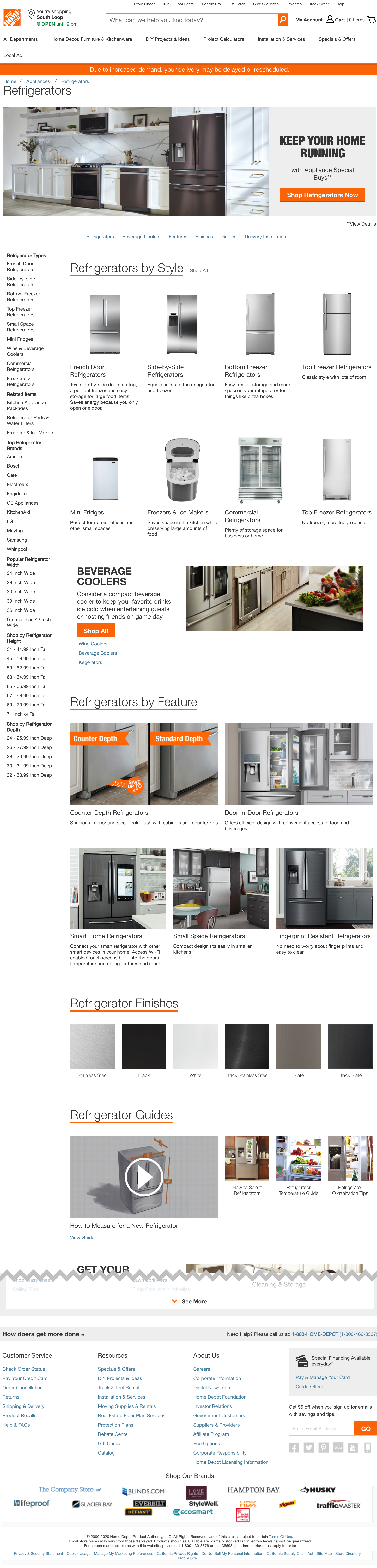 Desktop screenshot of Home Depot