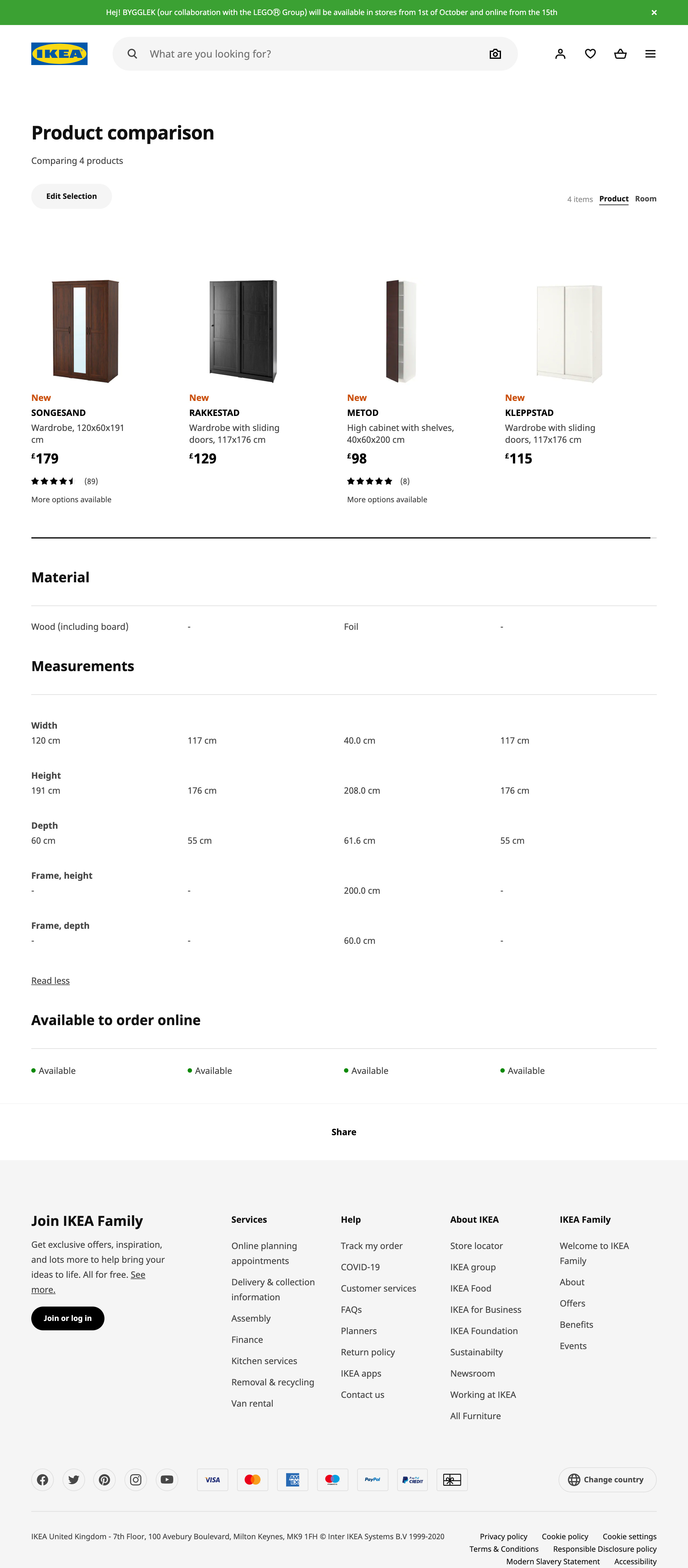 Desktop screenshot of IKEA