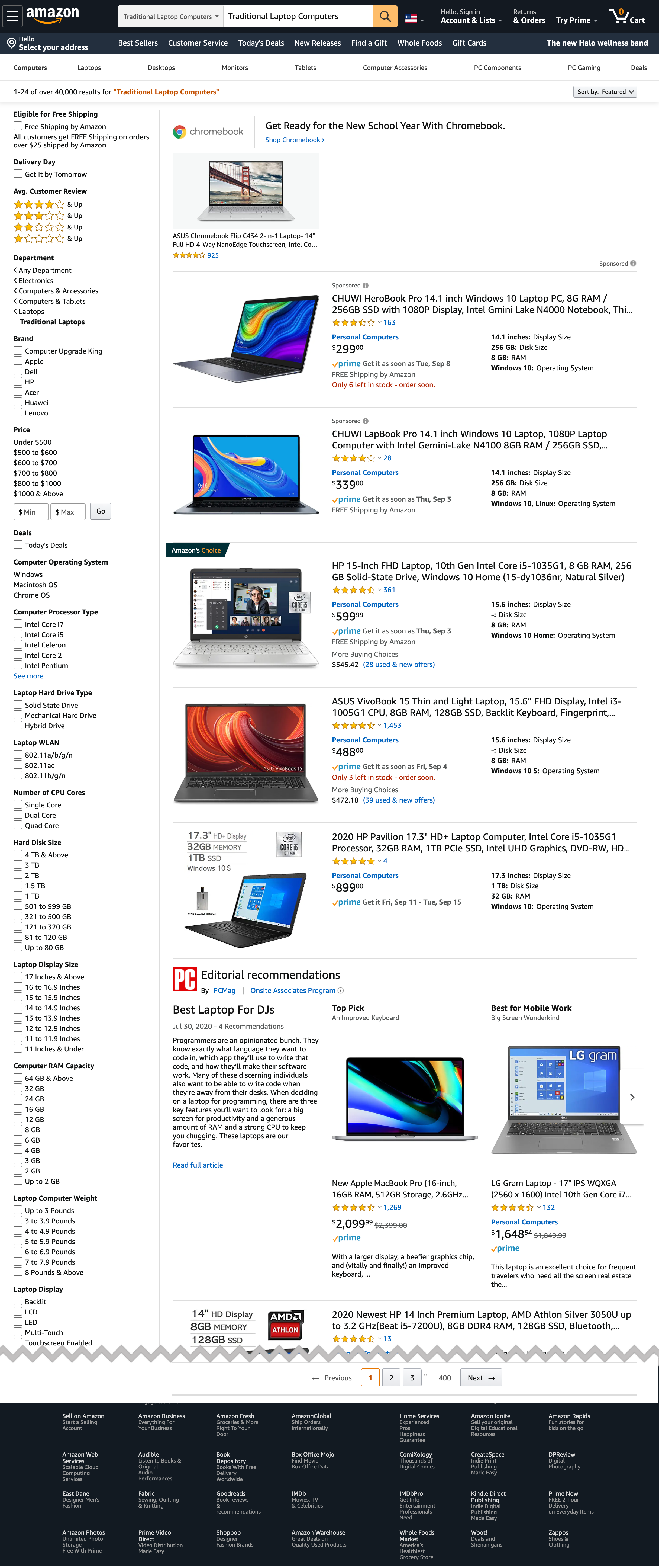 Desktop screenshot of Amazon