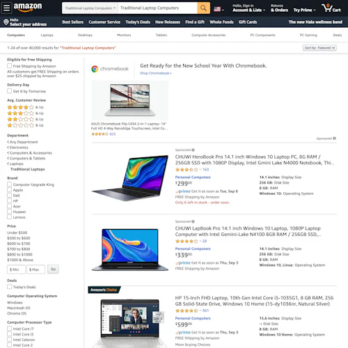 Amazon’s E-Commerce UX Case Study – Baymard Institute