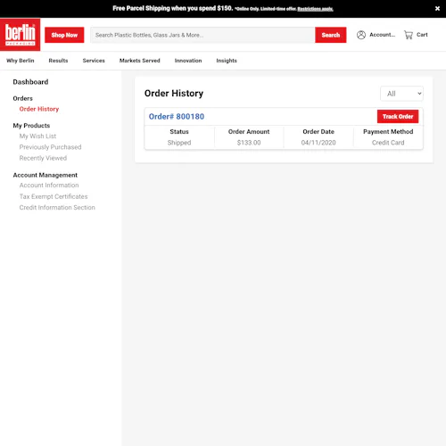 73 ‘Orders Overview’ Design Examples – Baymard Institute