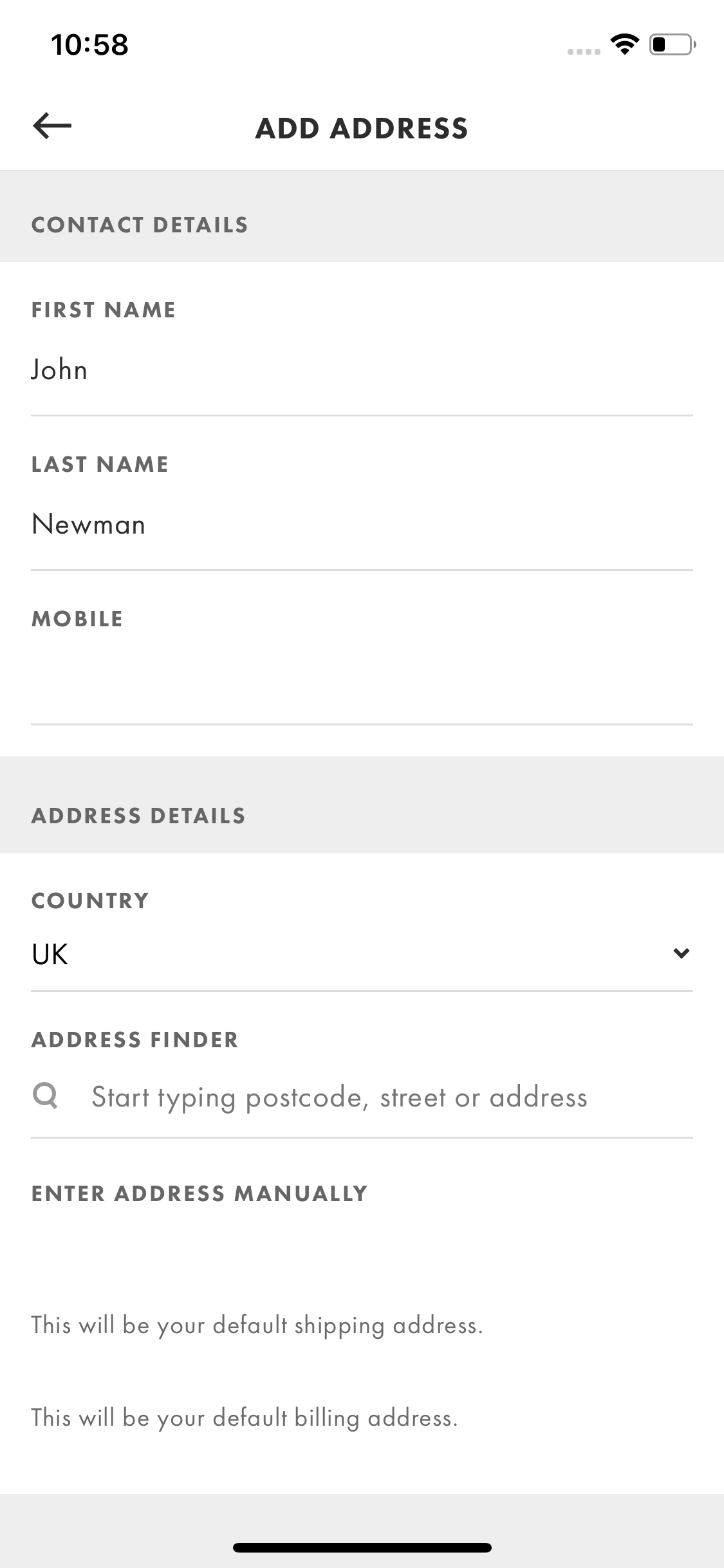 Mobile screenshot of undefined