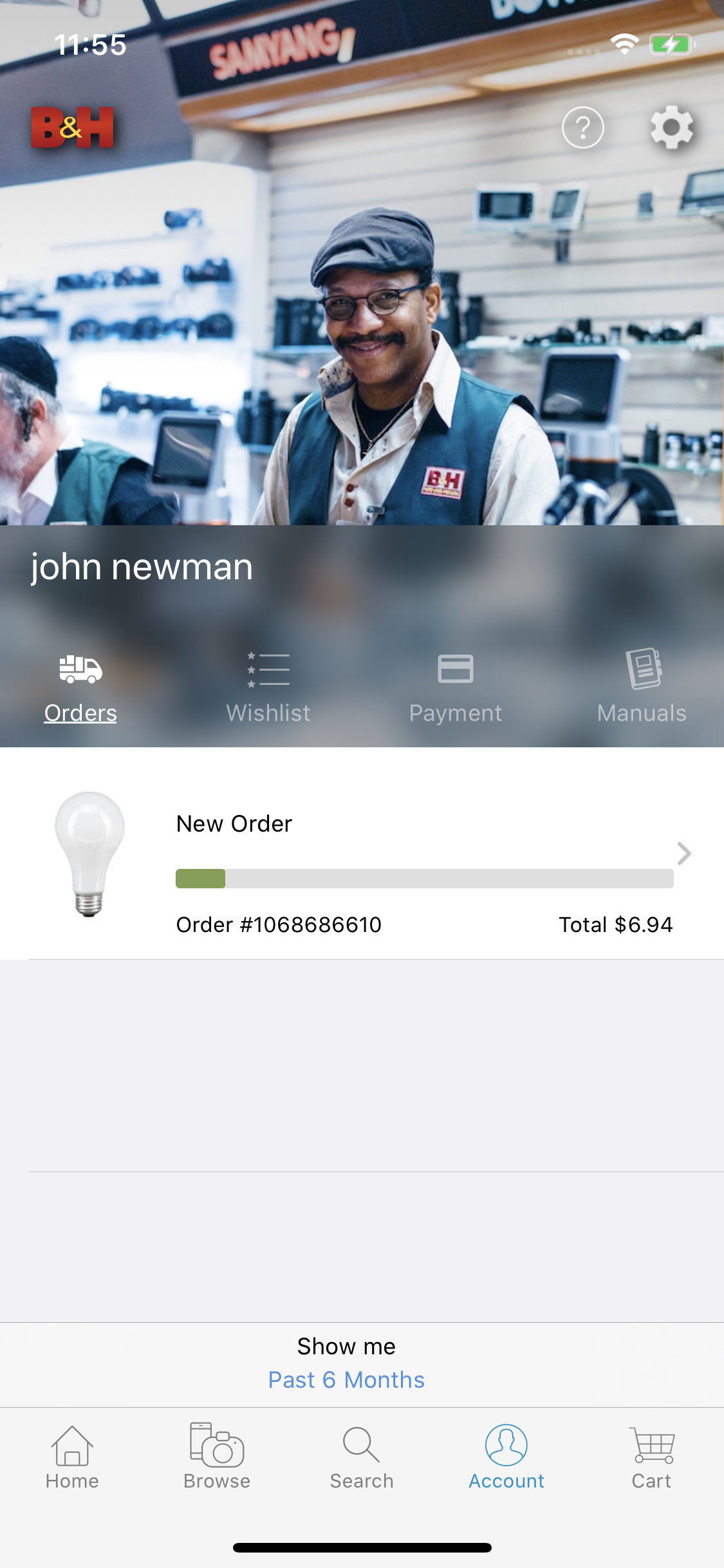 Mobile screenshot of B&amp;H Photo