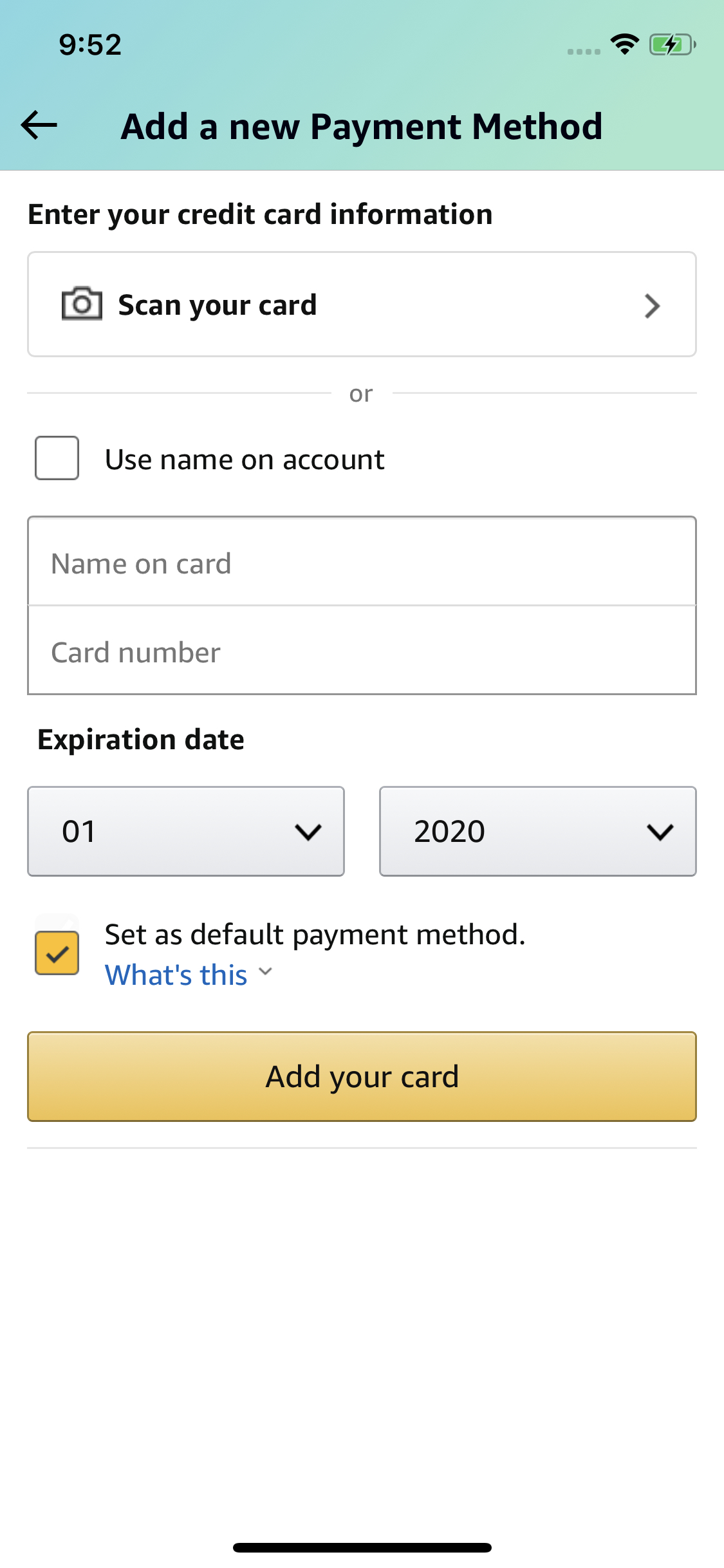 Mobile screenshot of Amazon