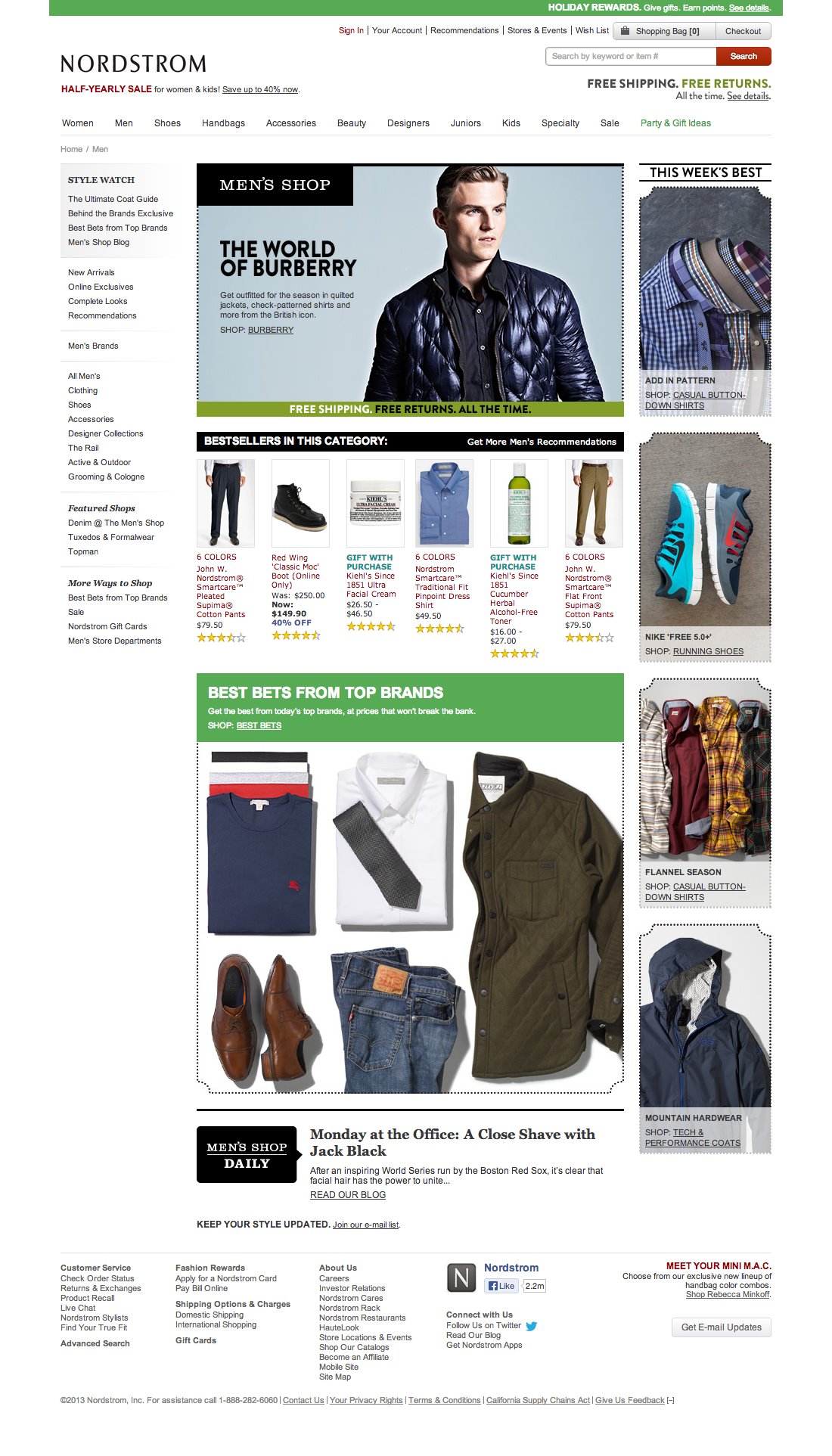 Desktop screenshot of Nordstrom