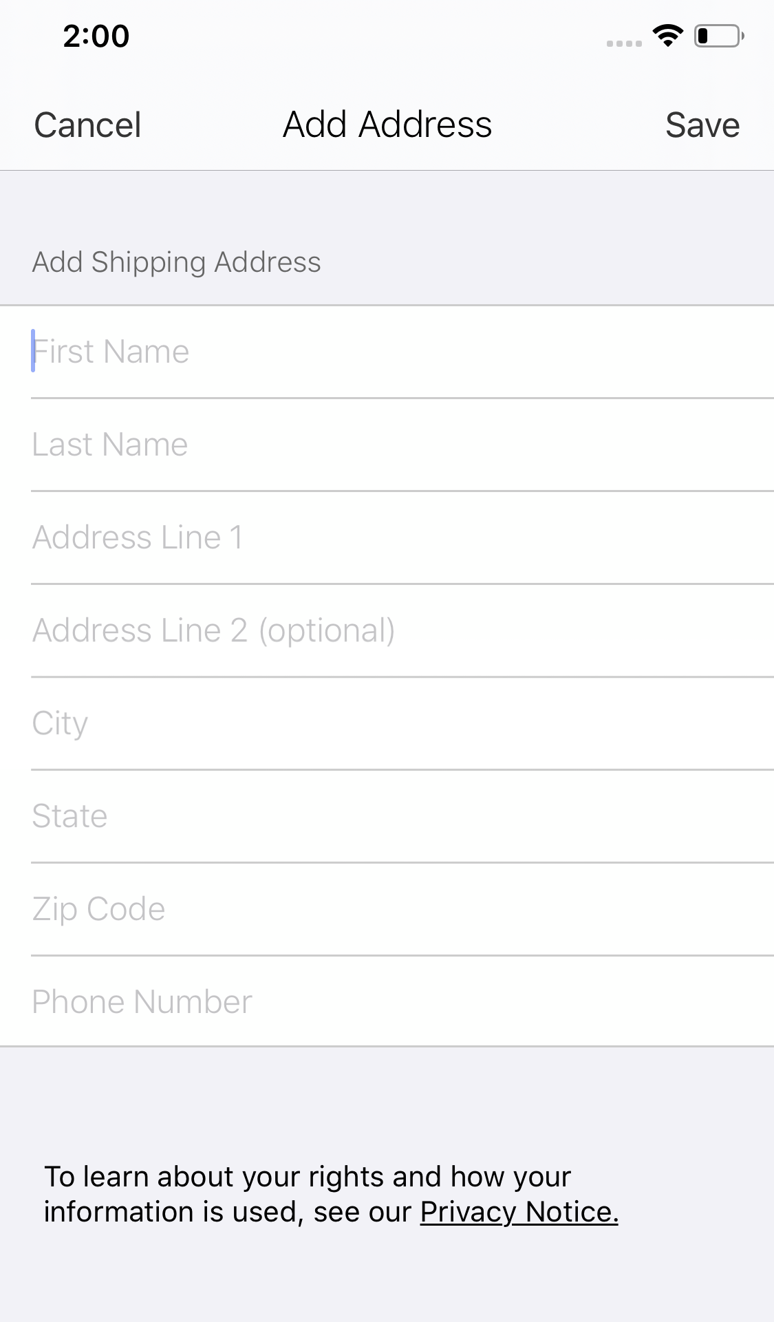 Mobile screenshot of Macy’s