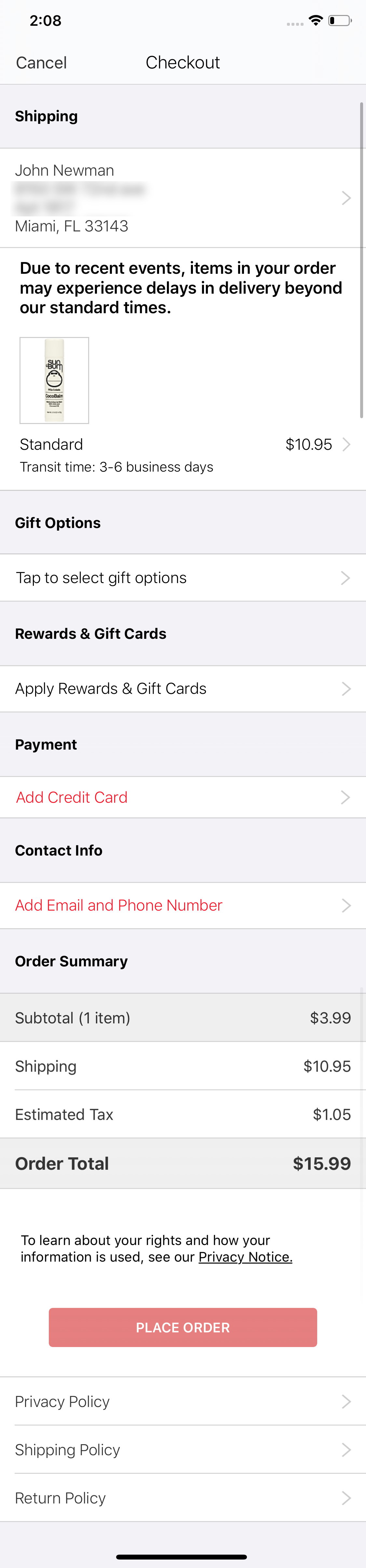 Mobile screenshot of Macy’s