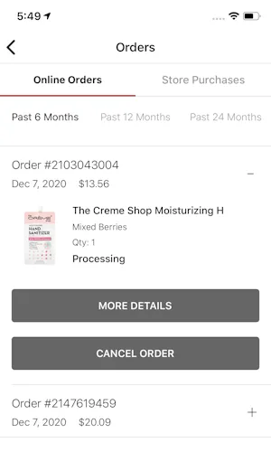 75 ‘Orders Overview’ Design Examples – Baymard Institute