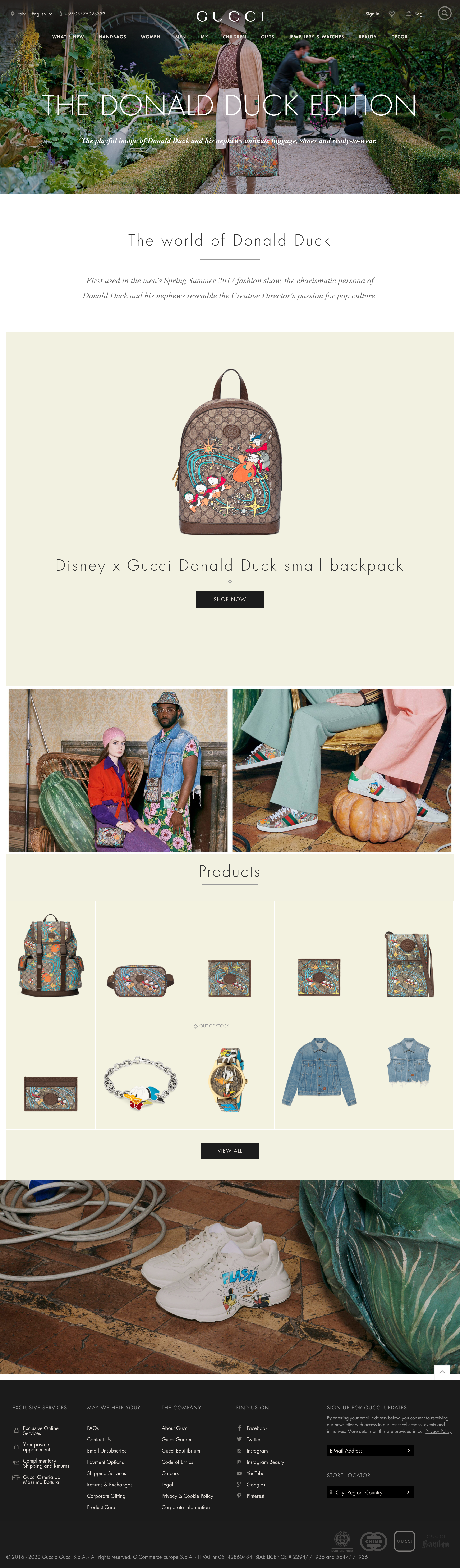 Desktop screenshot of Gucci