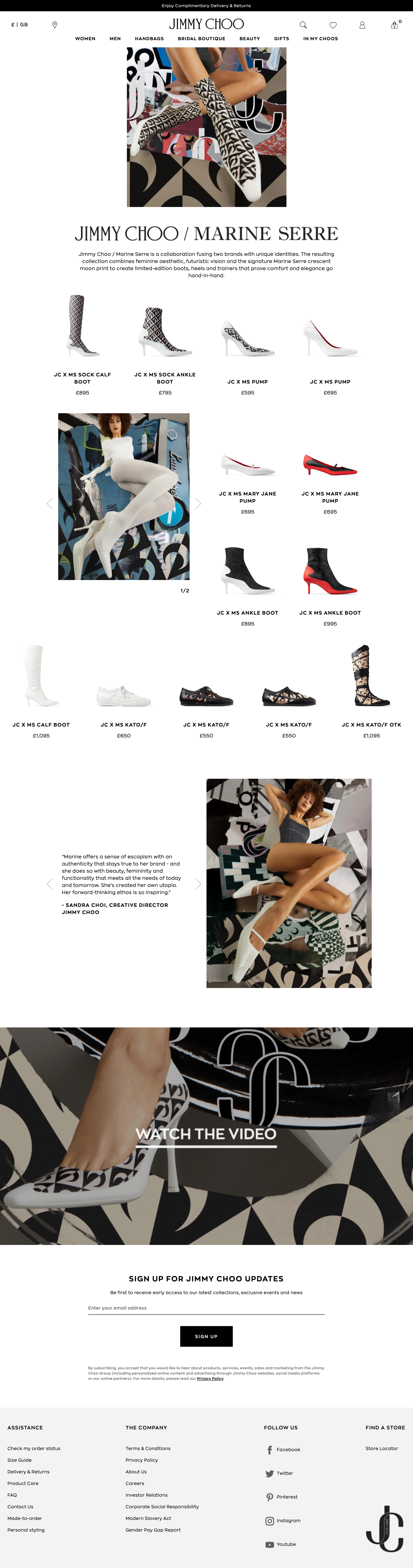 Desktop screenshot of Jimmy Choo