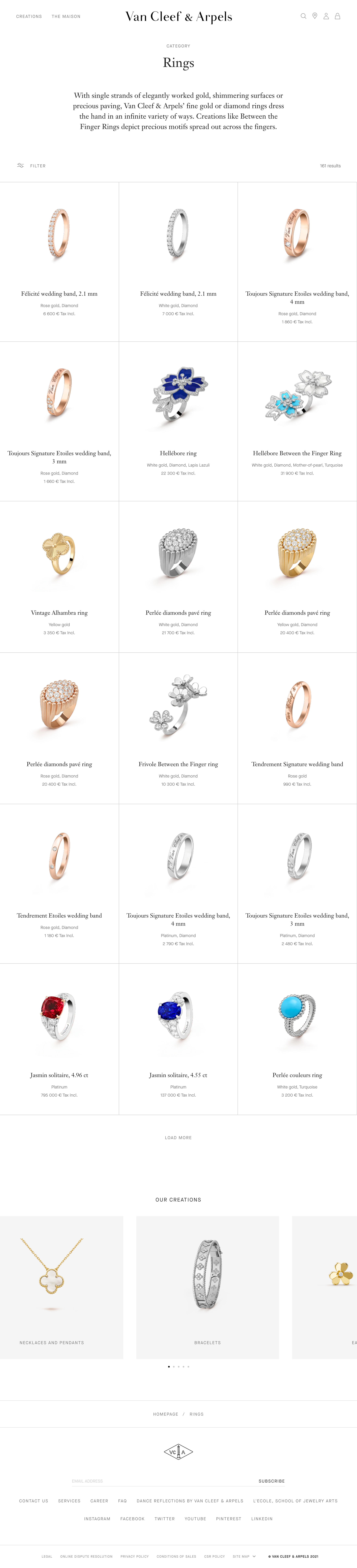 Van Cleef & Arpels’ Product List 520 of 943 Product List Examples