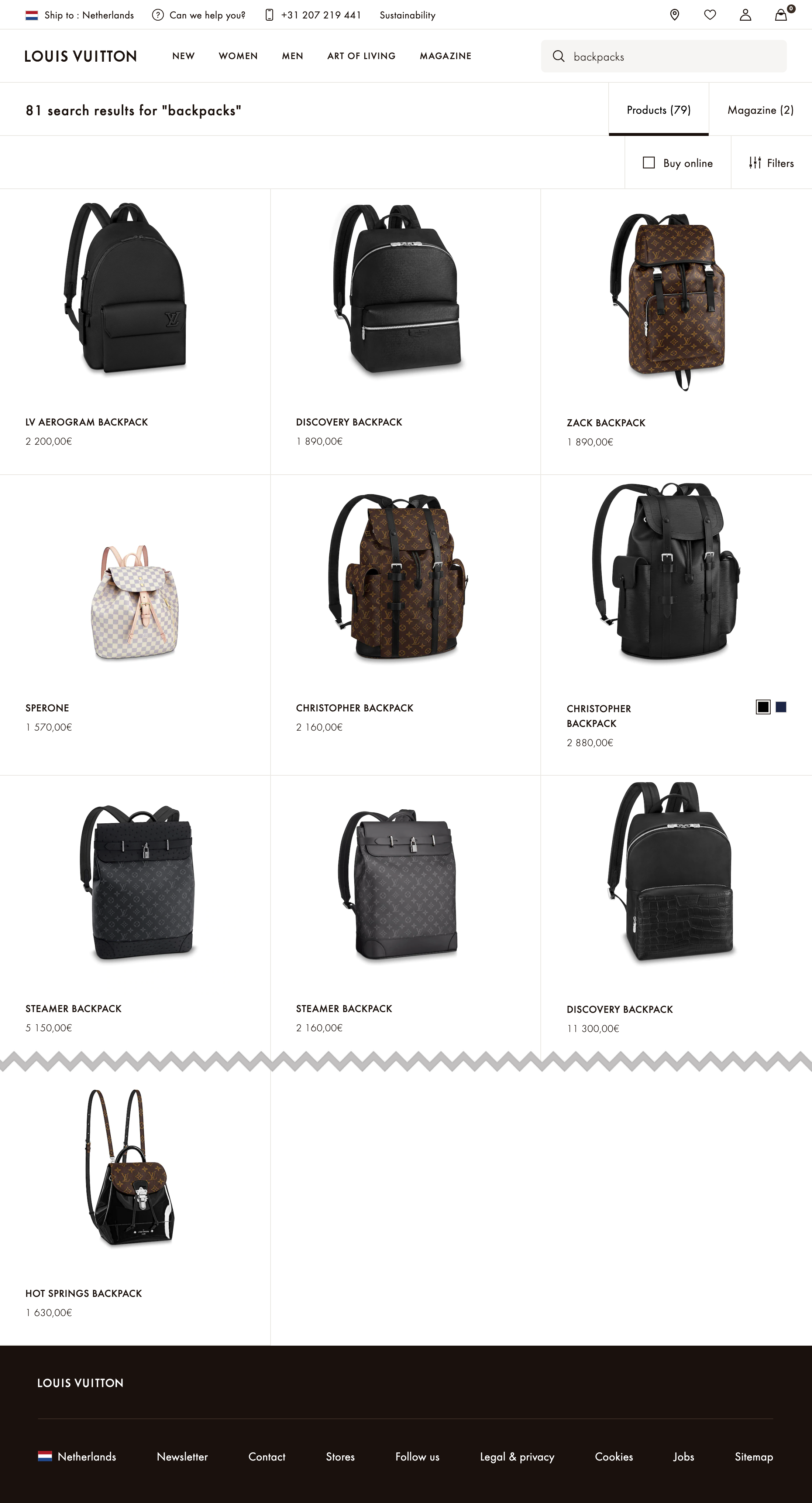 Louis Vuitton’s E-Commerce UX Case Study – Baymard Institute