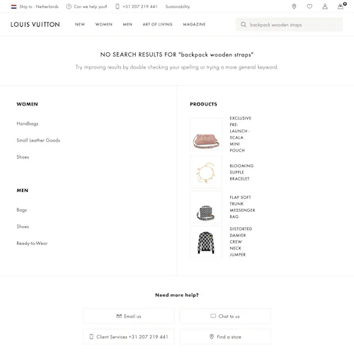 Louis Vuitton’s E-Commerce UX Case Study – Baymard Institute