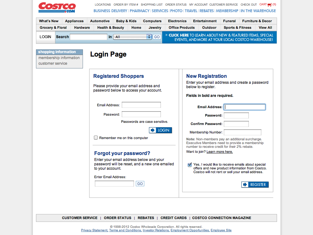 Costco’s Account Selection 539 of 686 Account Selection Examples