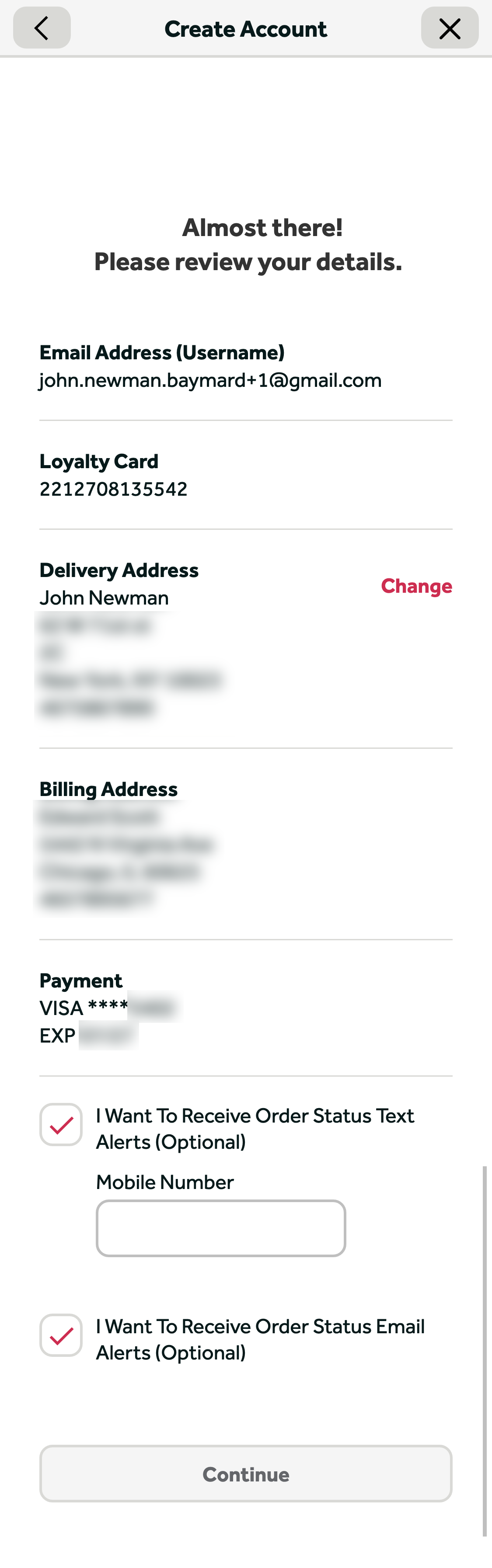 Peapod’s Mobile Review Order 222 of 515 Review Order Examples Baymard Institute