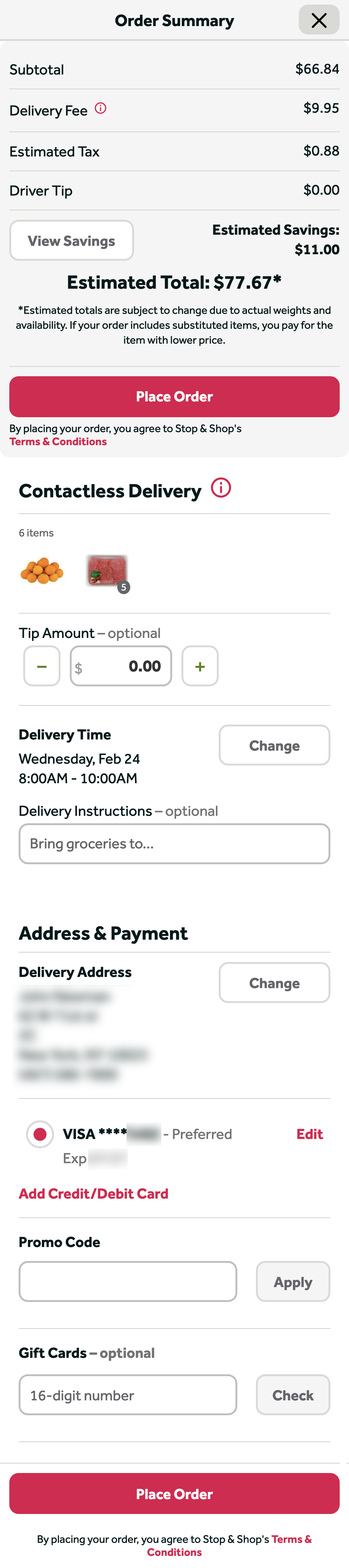 Peapod’s Mobile Review Order 198 of 504 Review Order Examples Baymard Institute