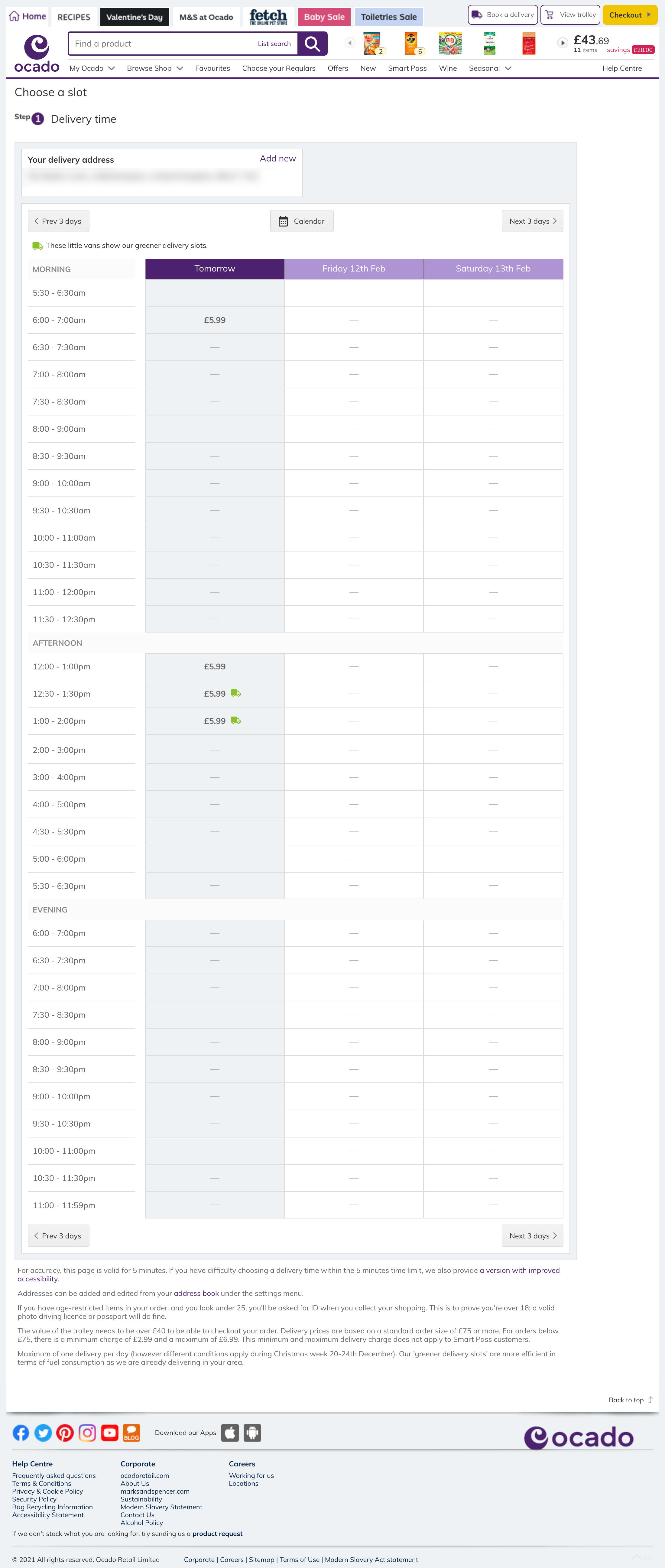Desktop screenshot of Ocado