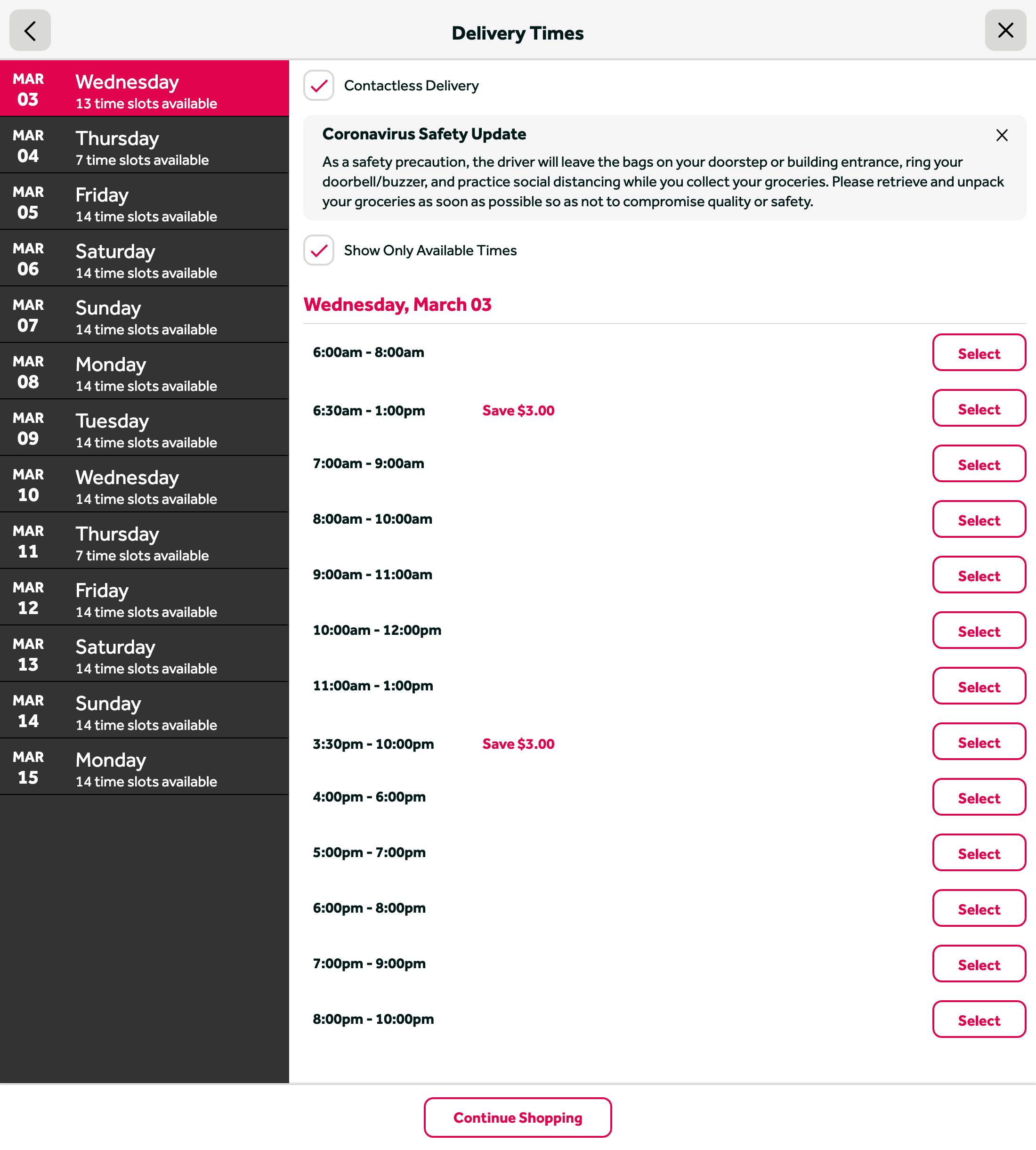 Desktop screenshot of Stop & Shop