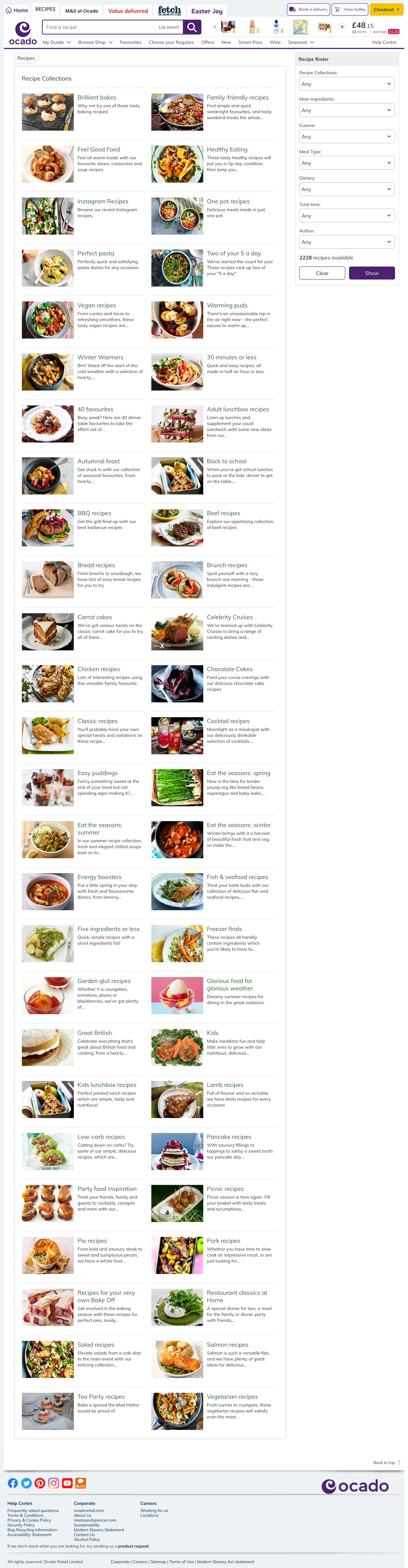 Desktop screenshot of Ocado