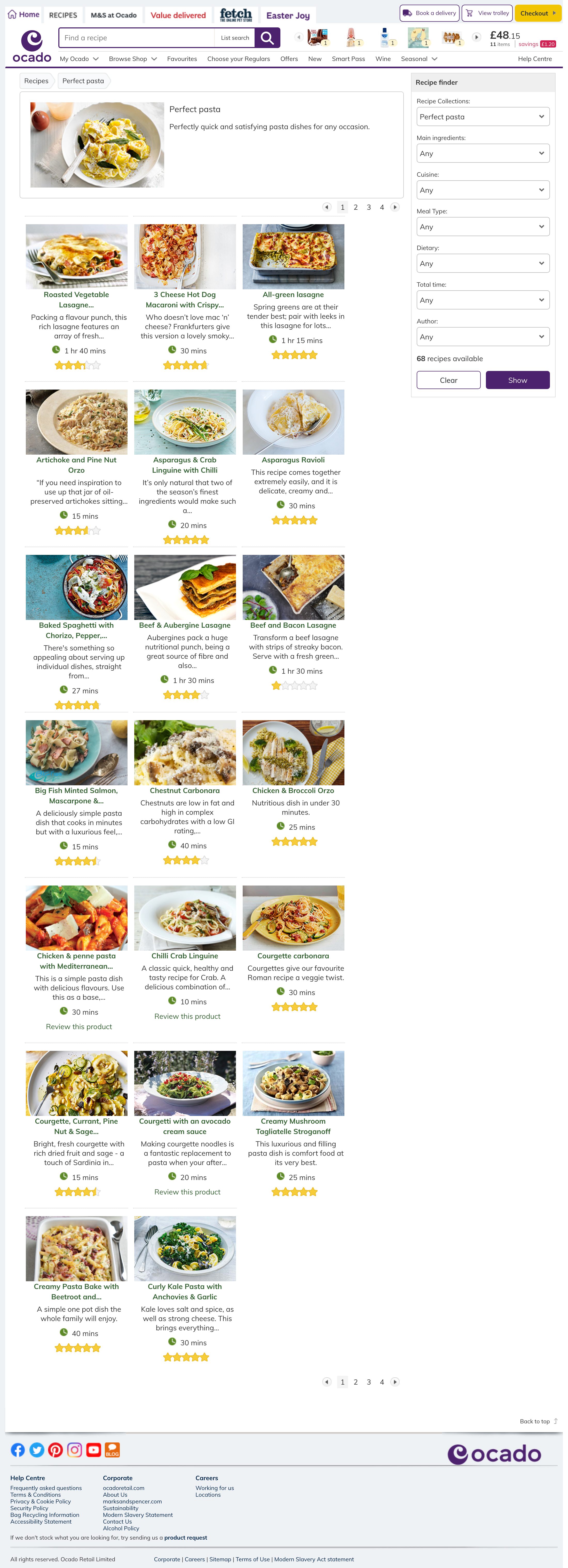 Desktop screenshot of Ocado