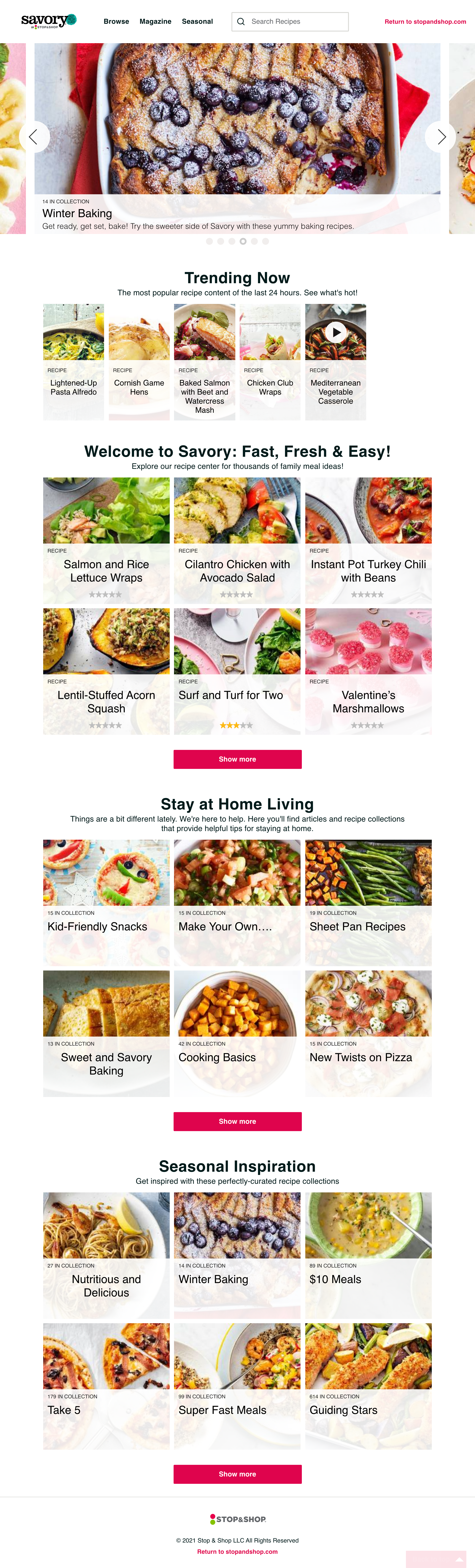 Desktop screenshot of Stop & Shop