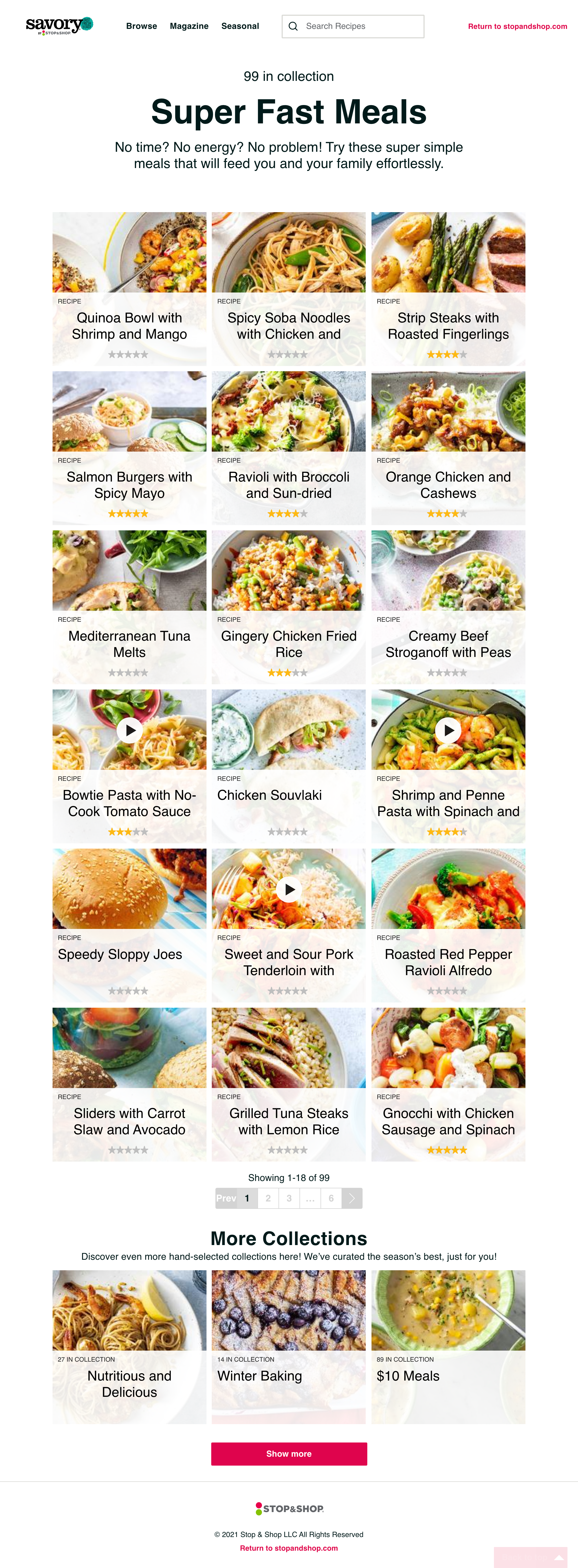 Desktop screenshot of Stop & Shop