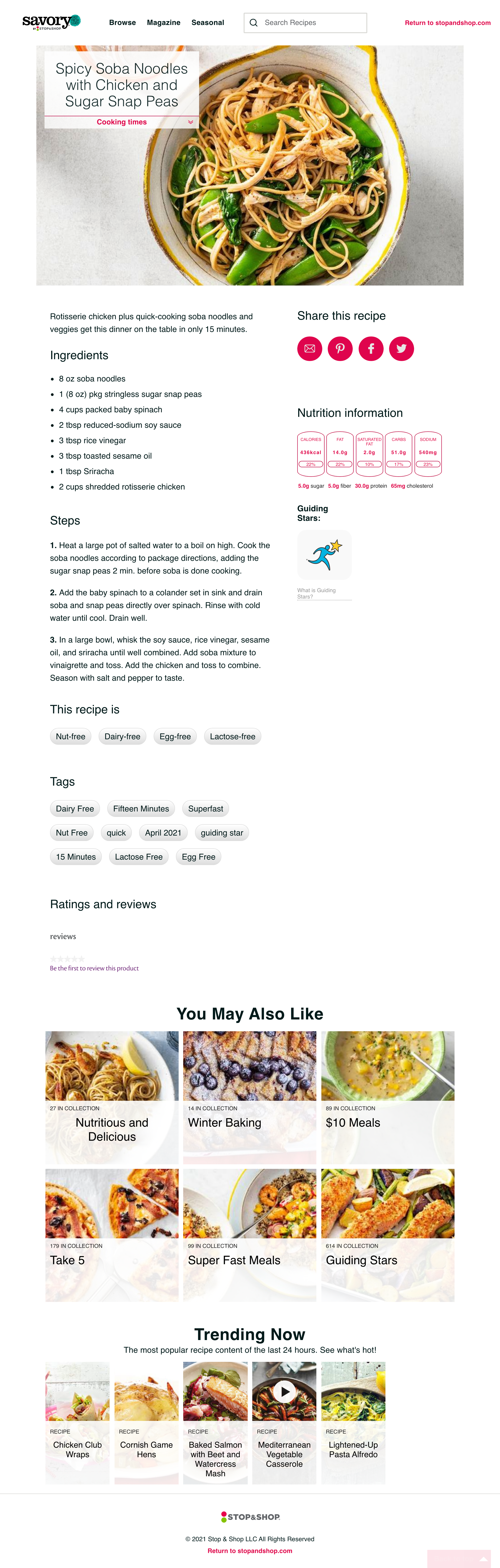 Desktop screenshot of Stop & Shop