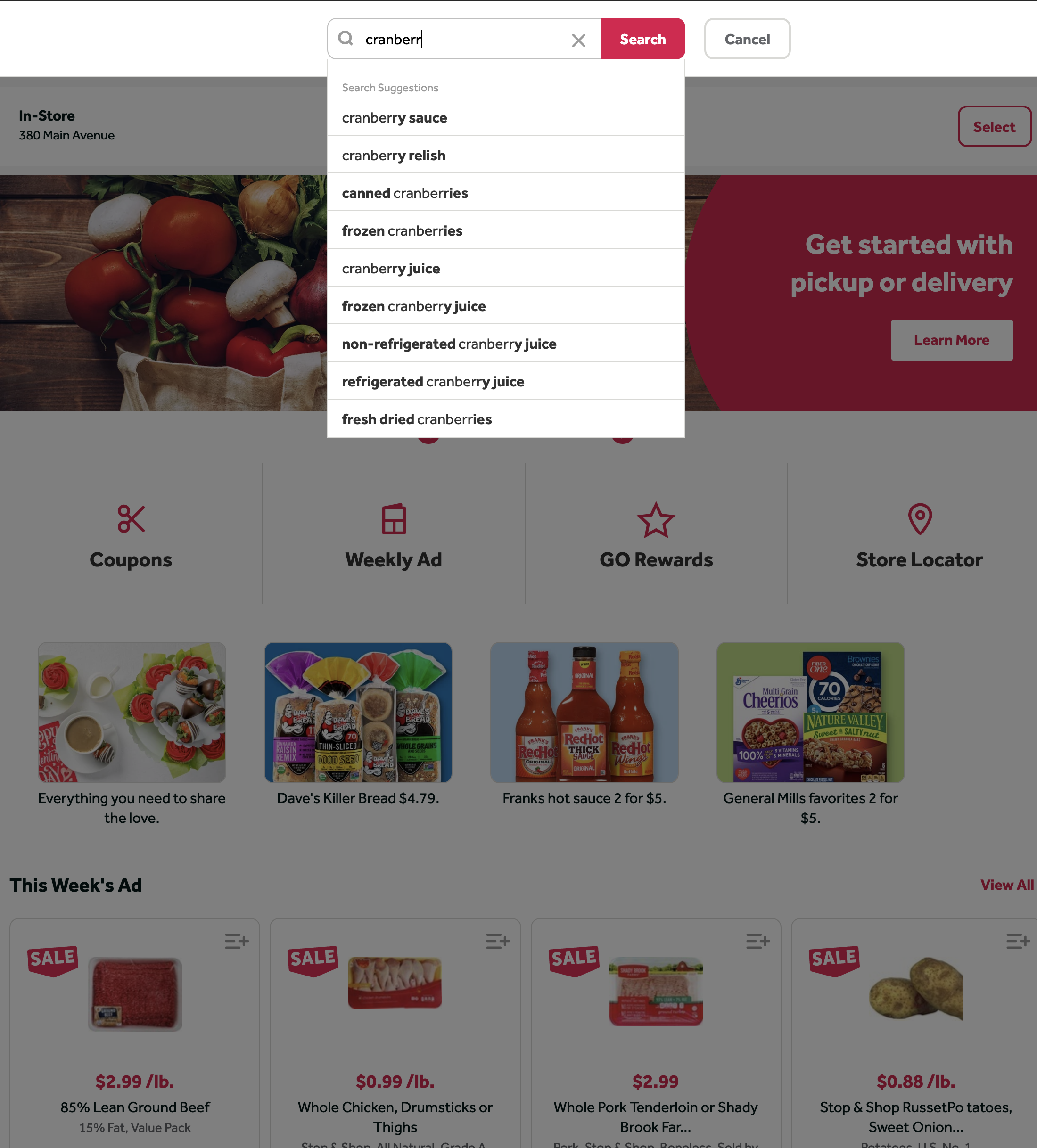 Peapod’s Suggestions 497 of 760 Suggestions