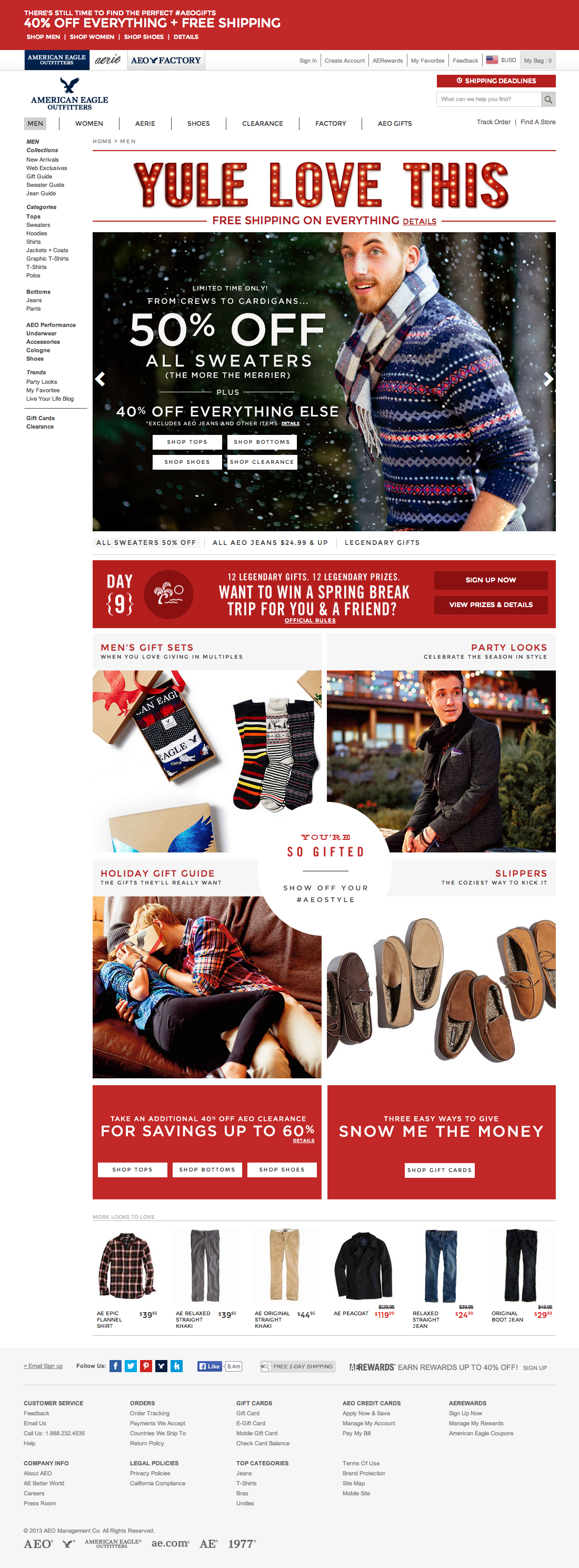 Desktop screenshot of American Eagle