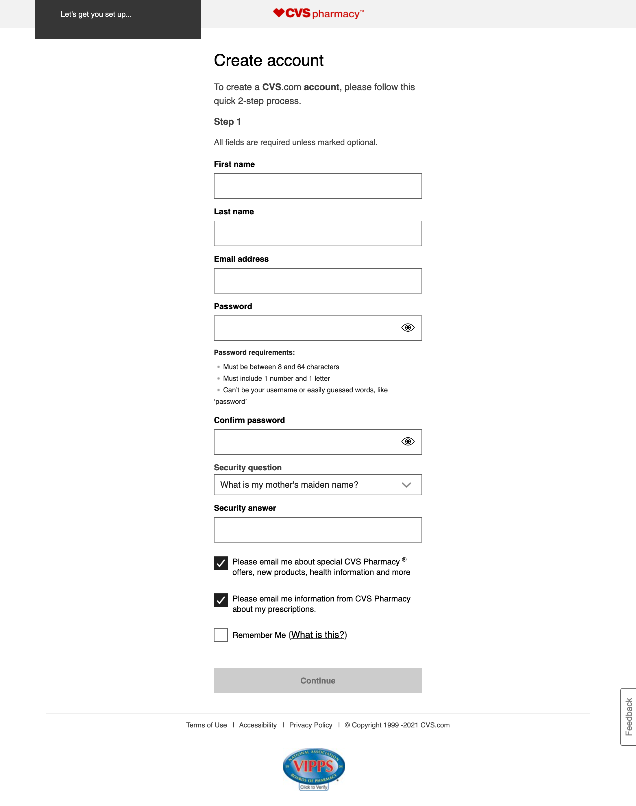 CVS’ Account Selection 305 of 688 Account Selection Examples