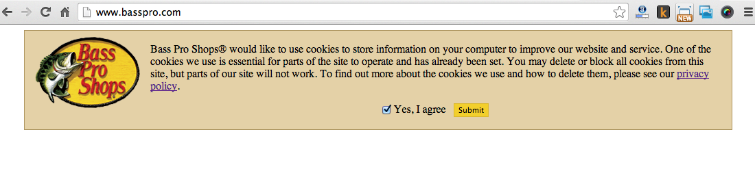 Desktop screenshot of Bass Pro Shops